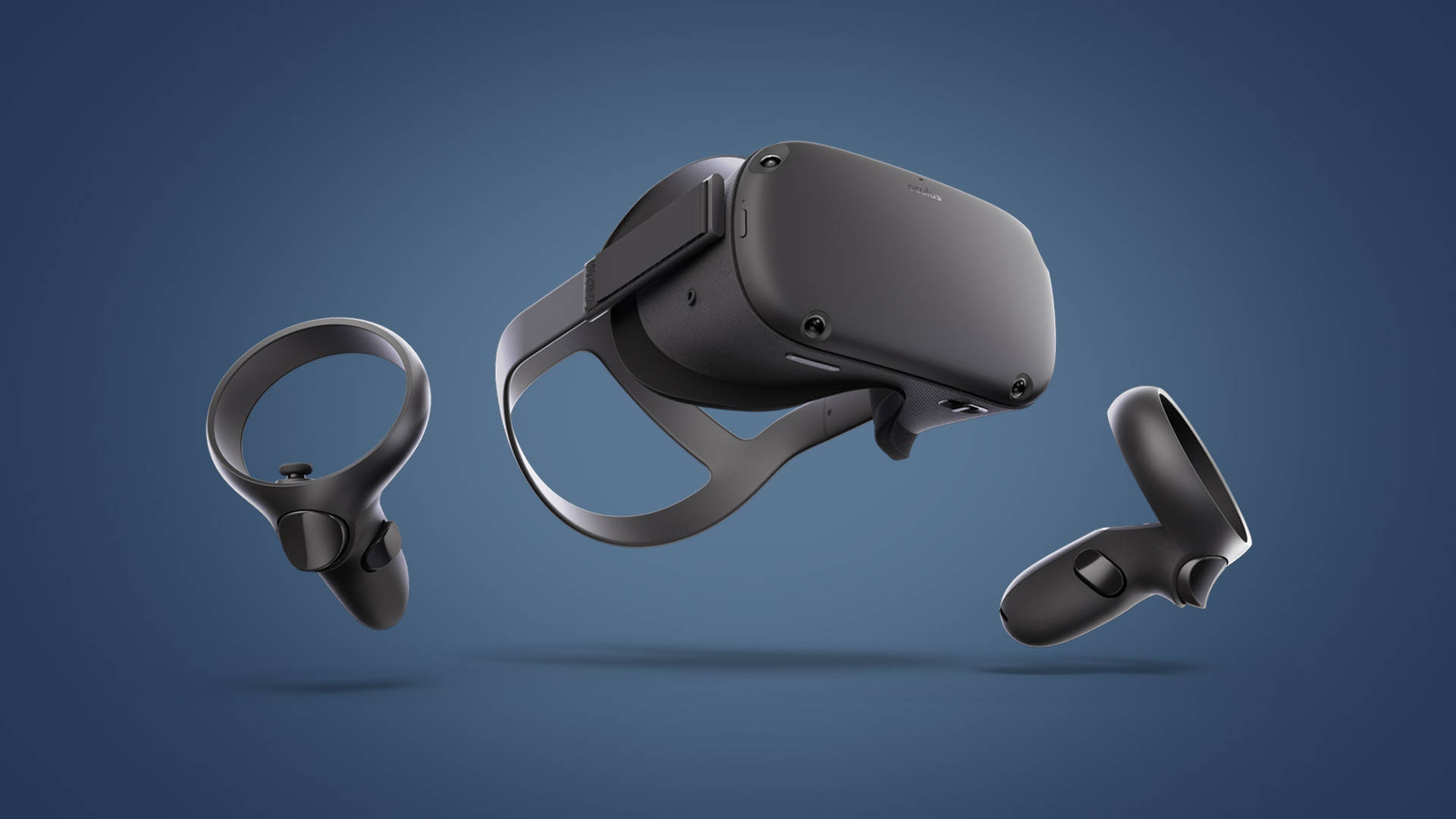 Black Oculus Quest 2 Model Background