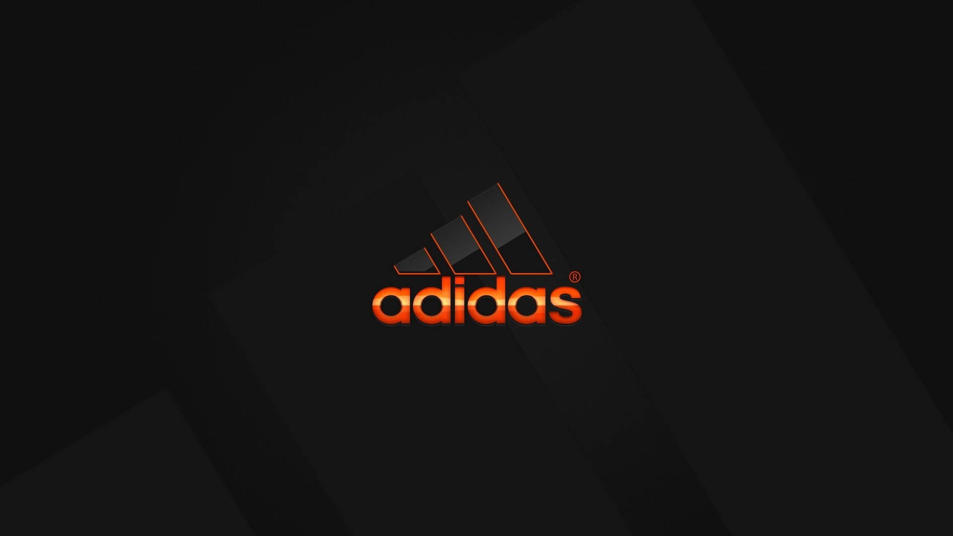 Black Orange Adidas Logo Background