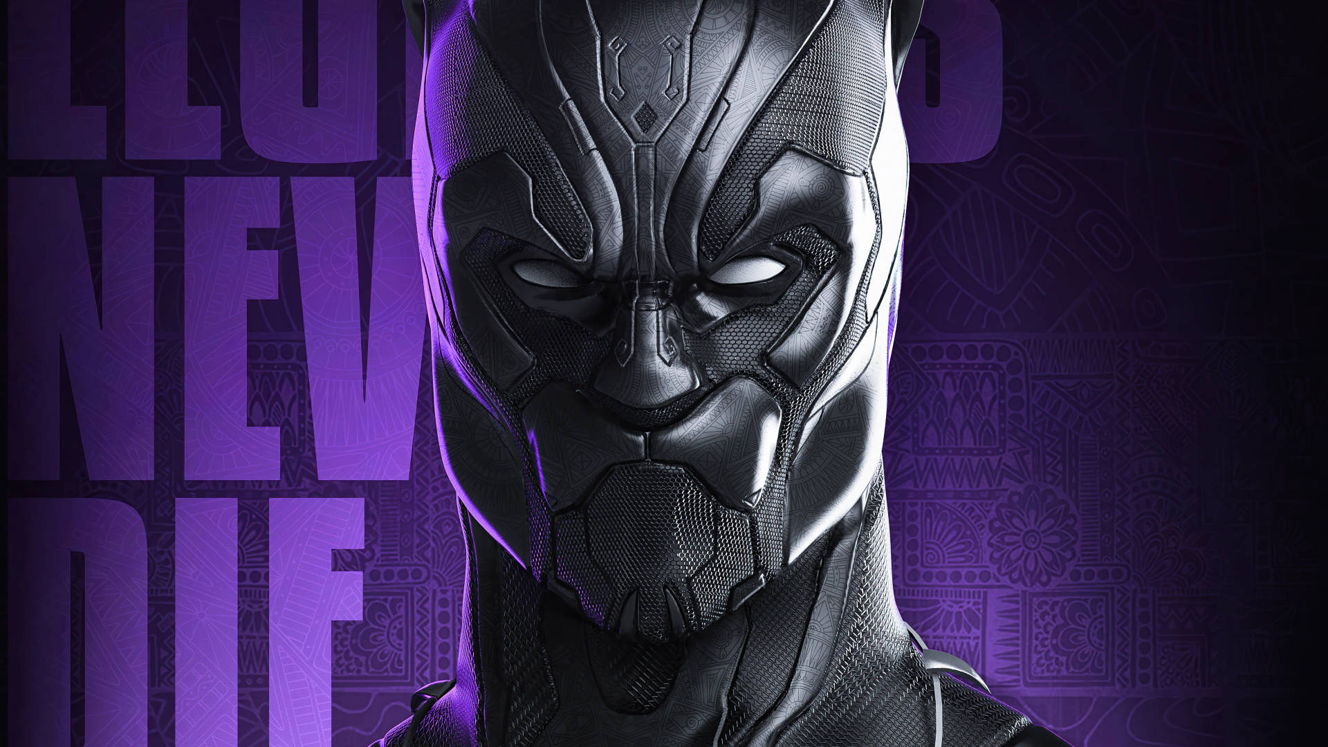 Black Panther 4k Ultra Hd Dark Violet Prints