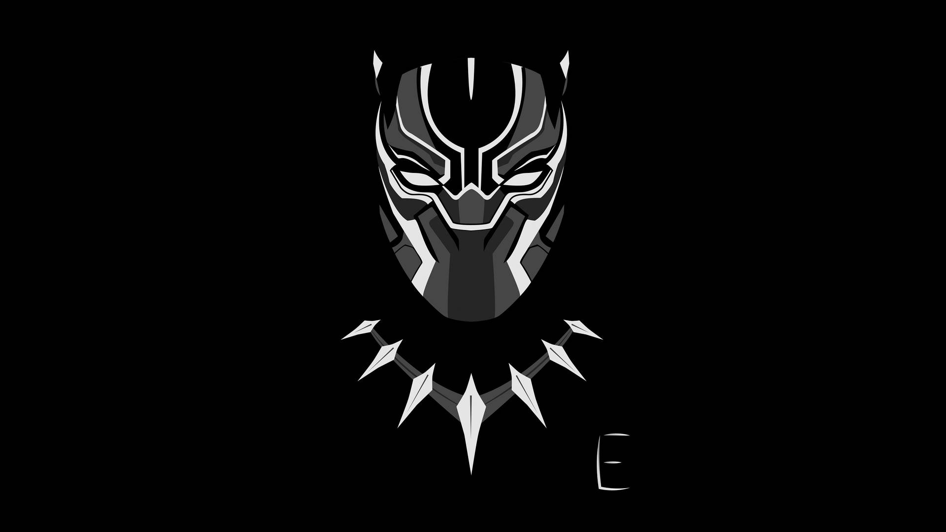 Black Panther Black Mac Background