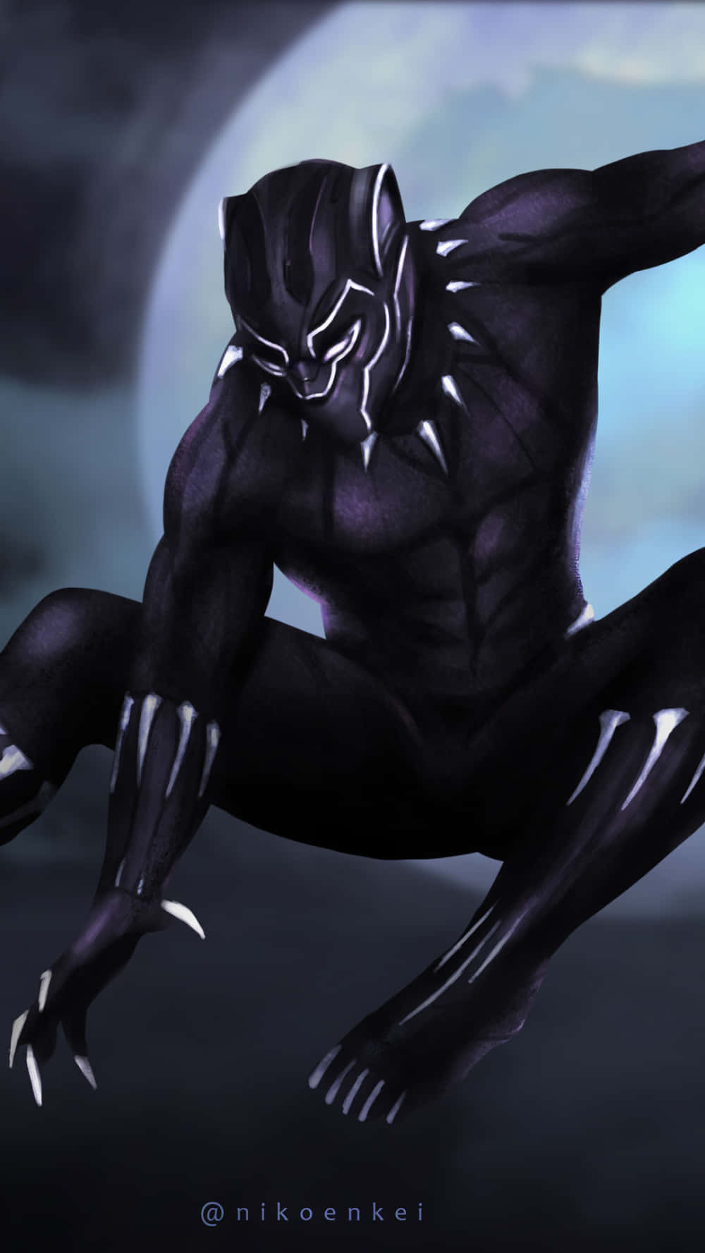 Black Panther By Sassy_sassy Background