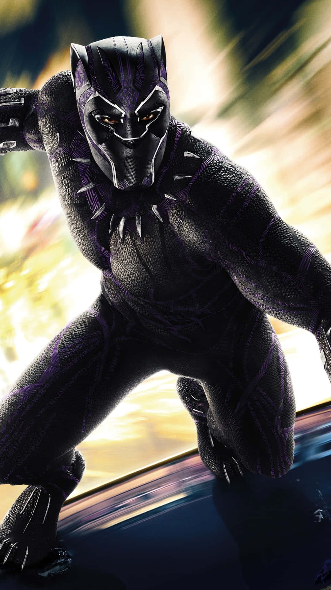 Black Panther Hero 1080 X 1920 Background