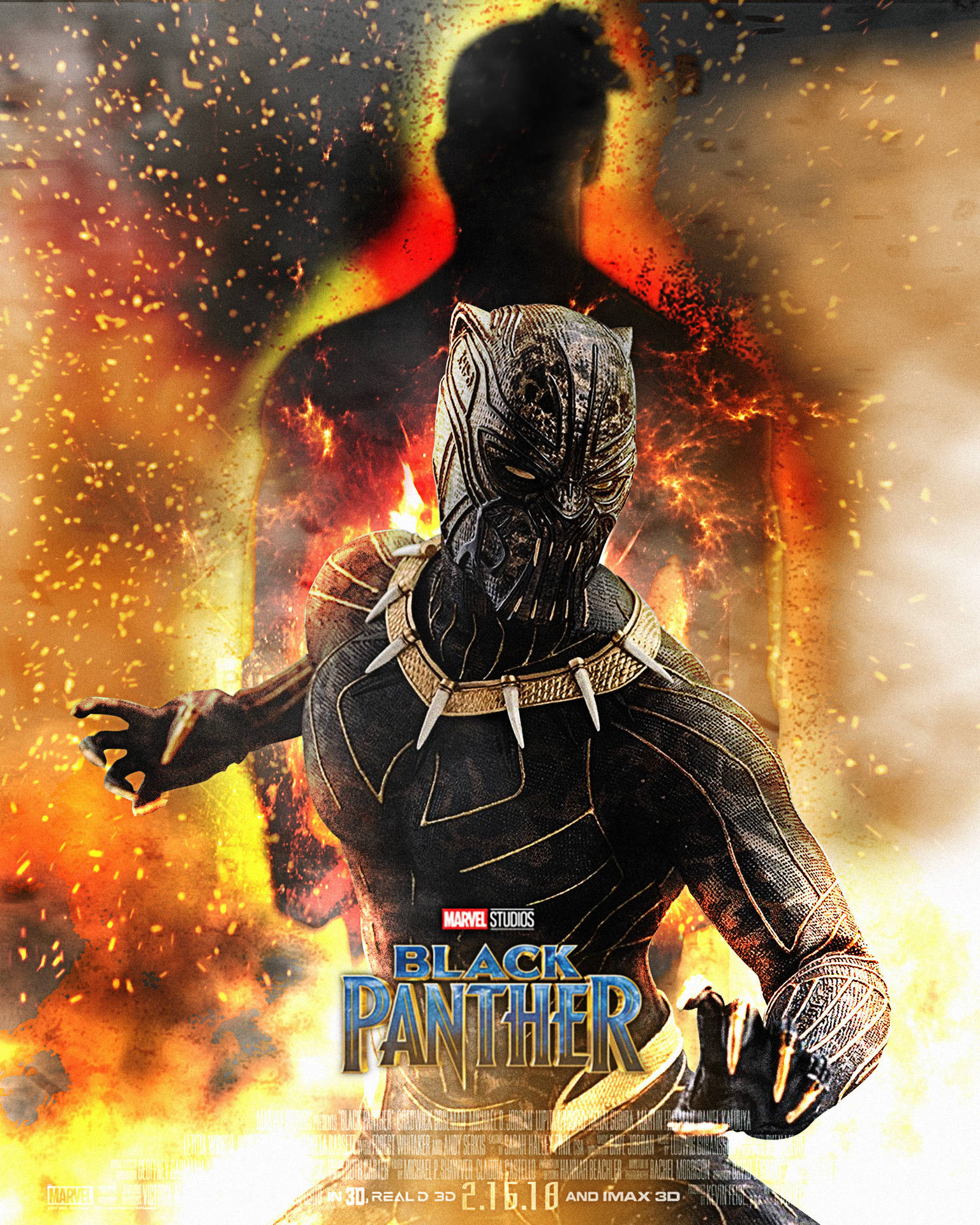 Black Panther Killmonger Poster Background