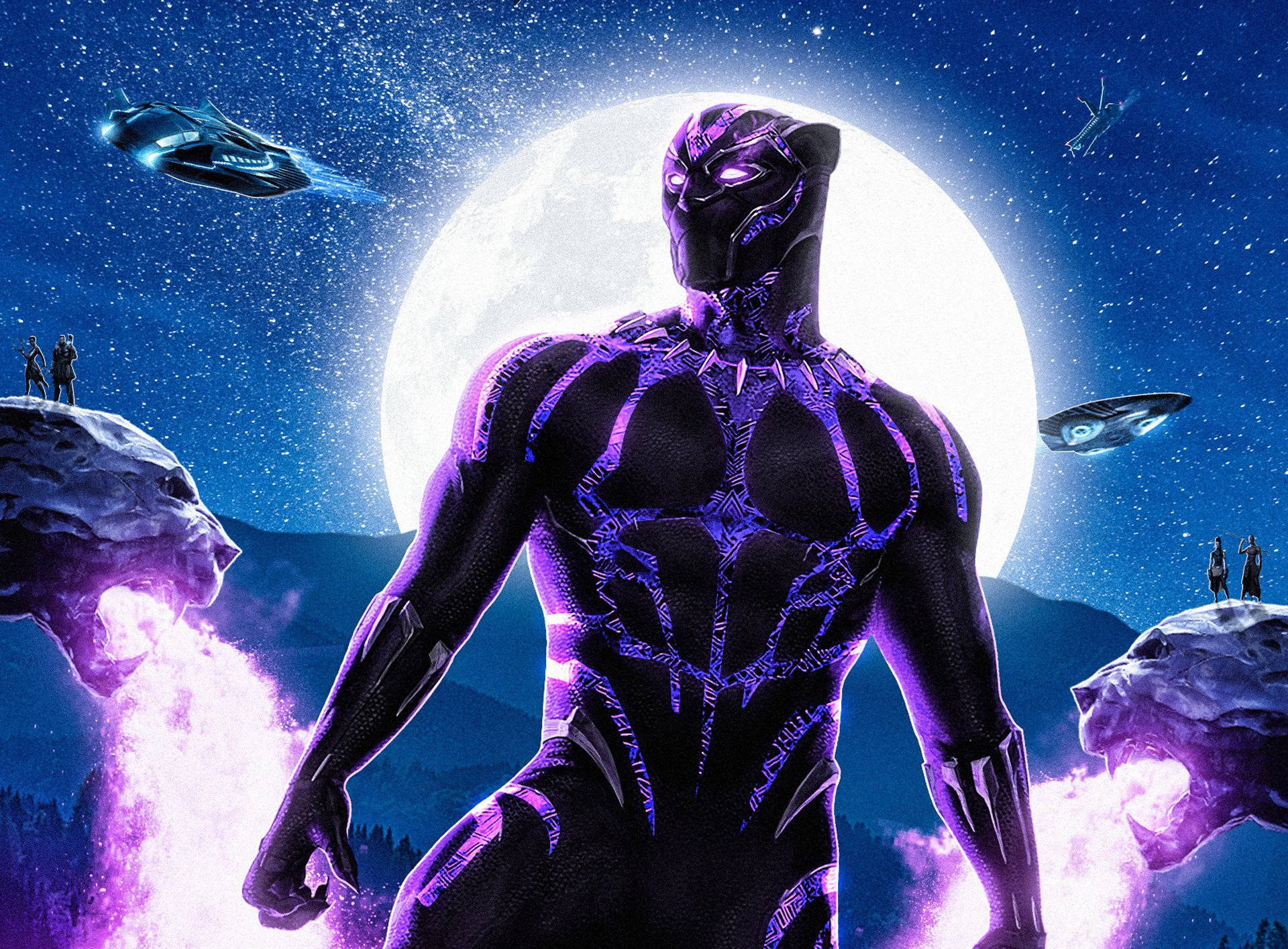 Black Panther Superhero Wakanda Science Fiction