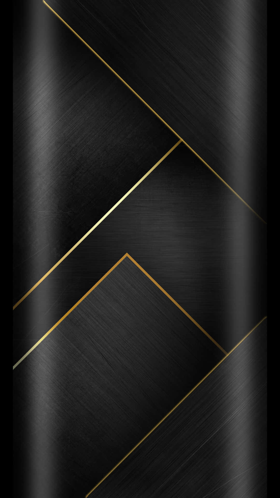 Black Pattern Gold Background