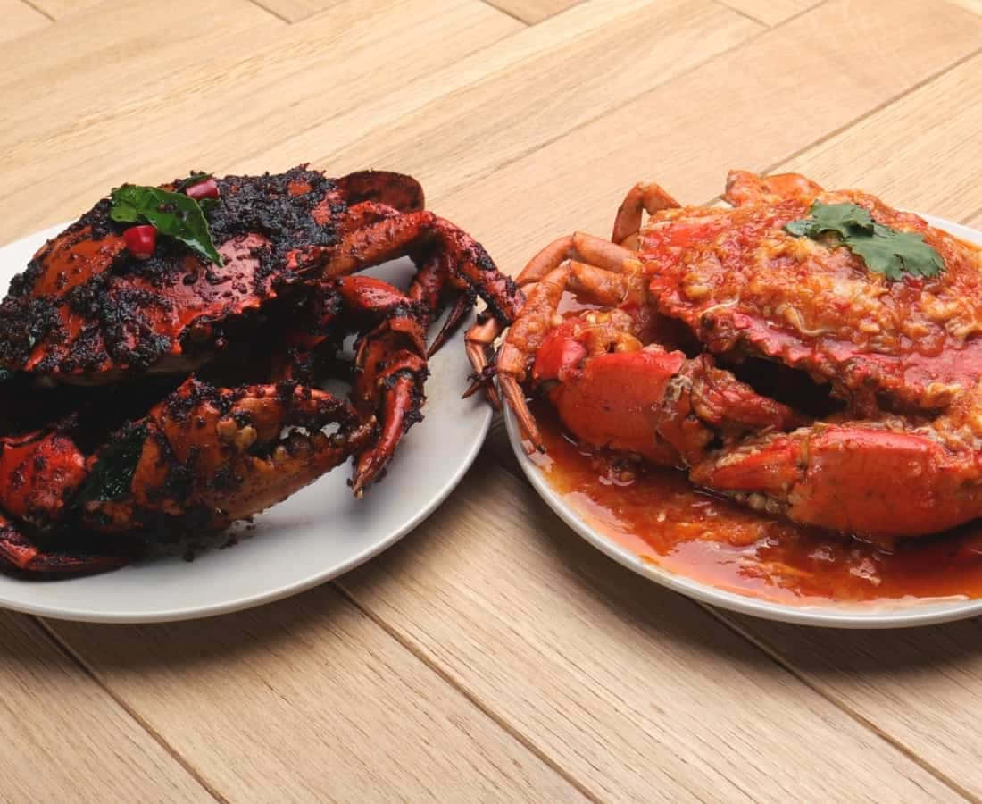 Black Pepper And Chilli Crab Background