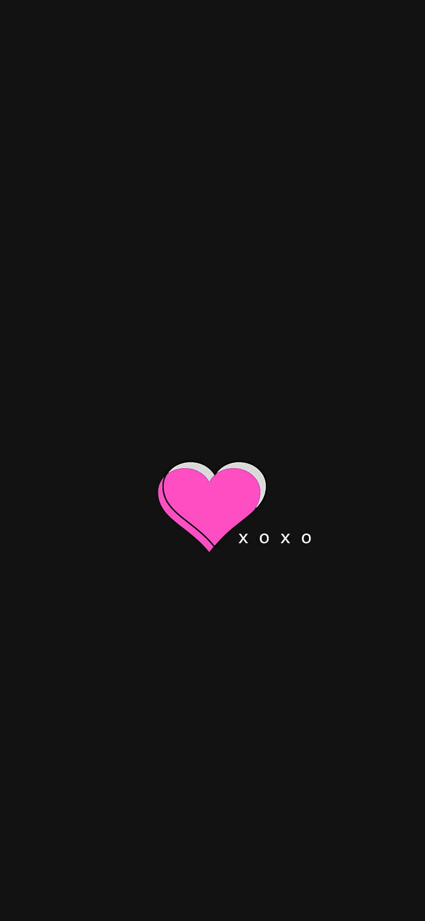 Black Pink Heart Emoji Iphone Background