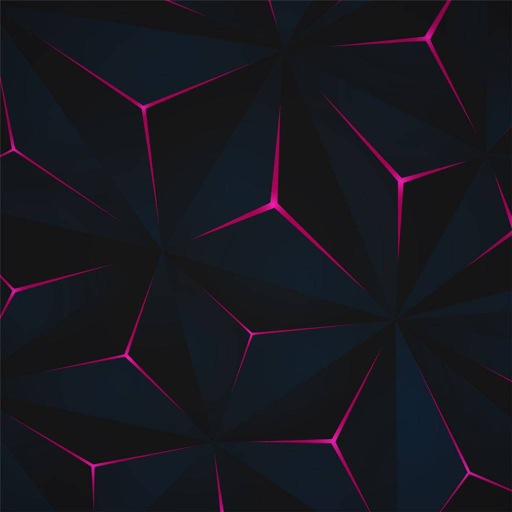 Black Pink Pyramids Ipad Air 4 Background