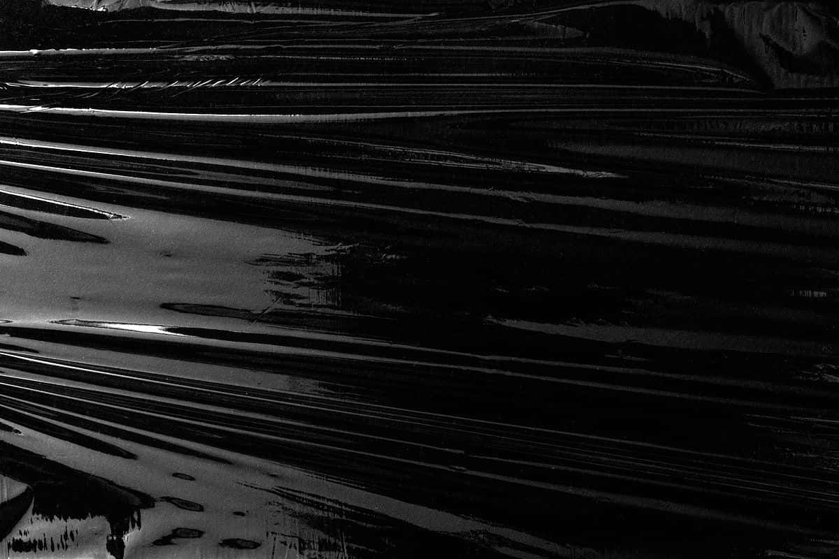Black Plastic Stretched Background