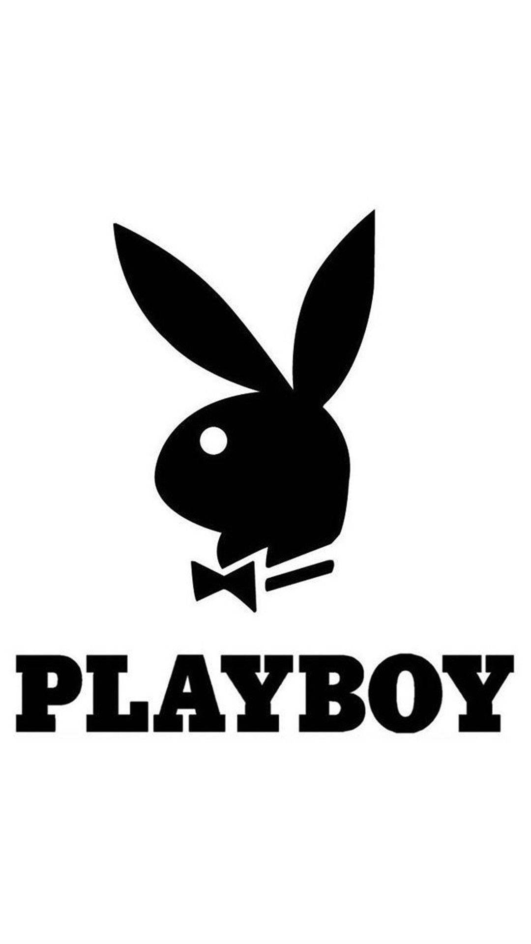 Black Playboy Logo Background