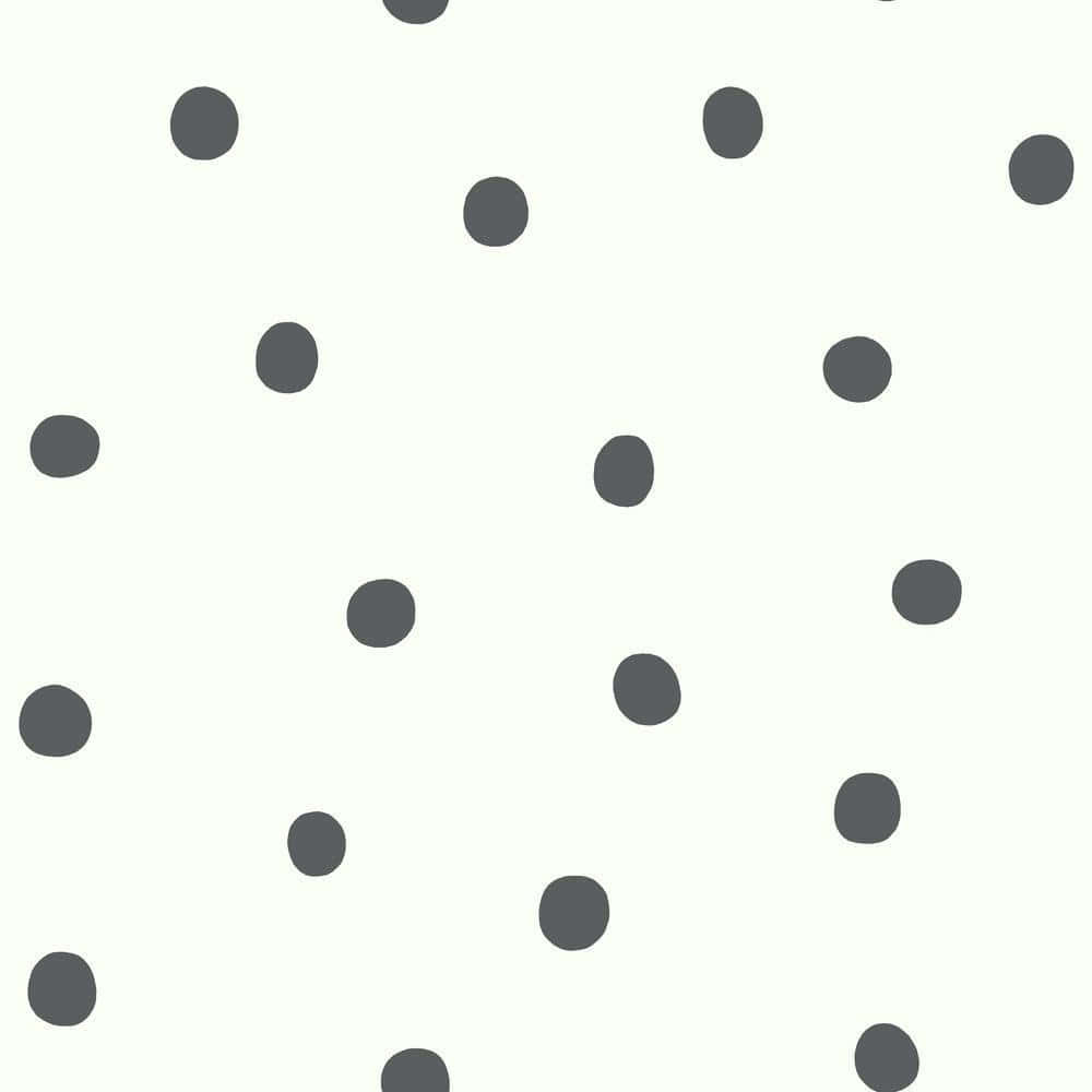 Black Polka Dot 1000 X 1000 Background