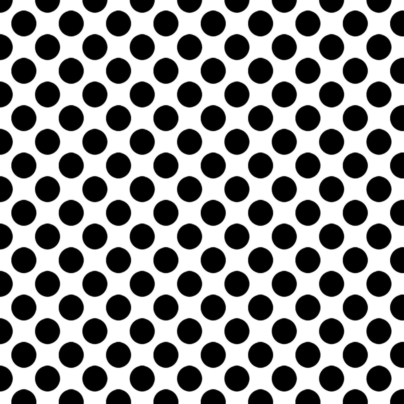 Black Polka Dot 1600 X 1600 Background