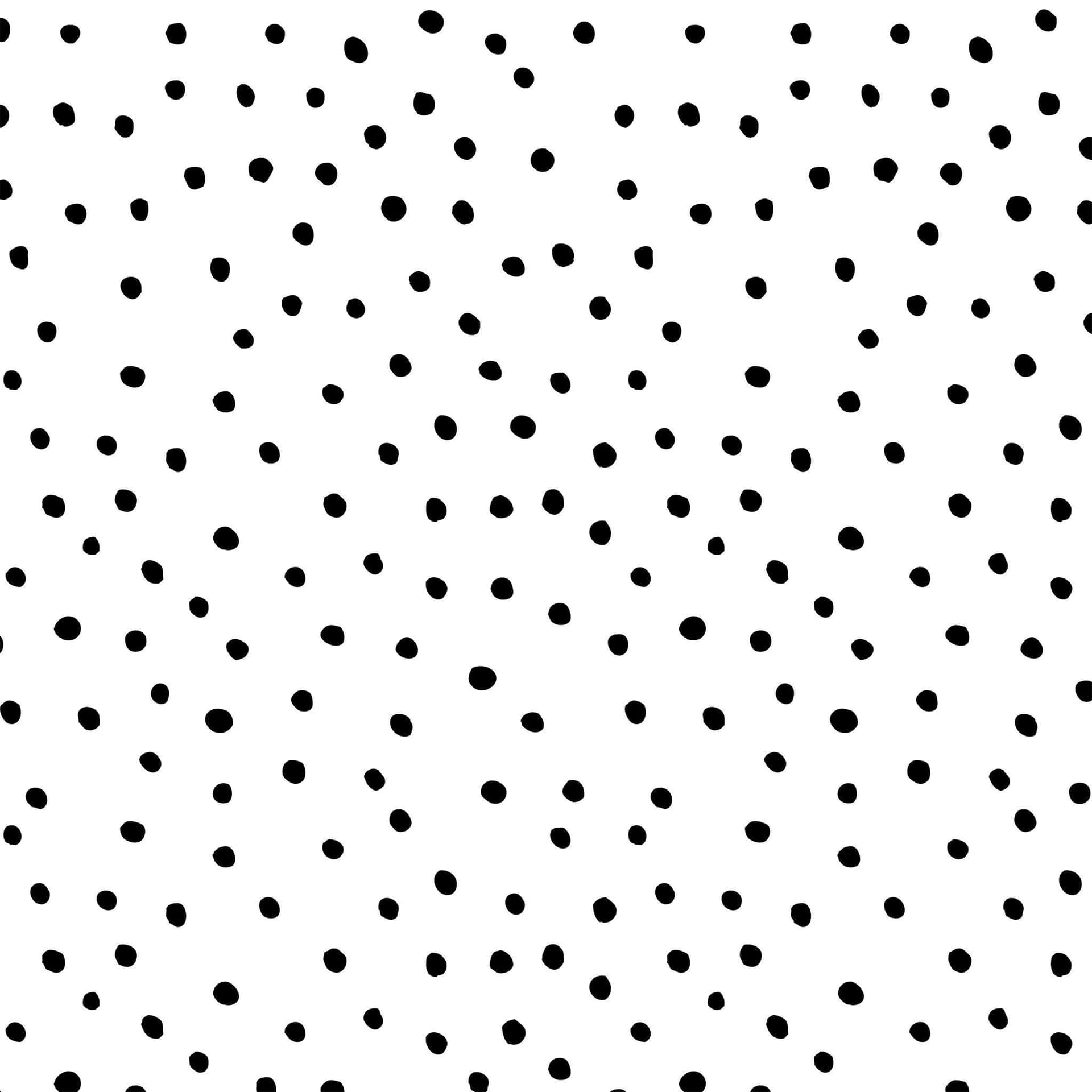 Black Polka Dot 2048 X 2048 Background