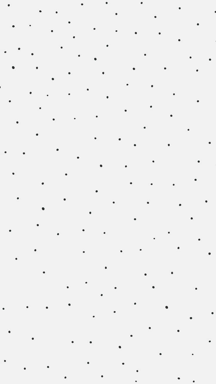 Black Polka Dot 736 X 1308 Background