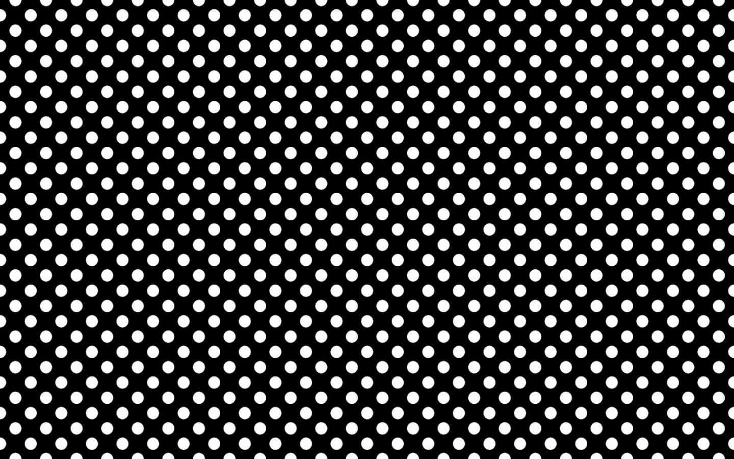 Black Polka Dot Background