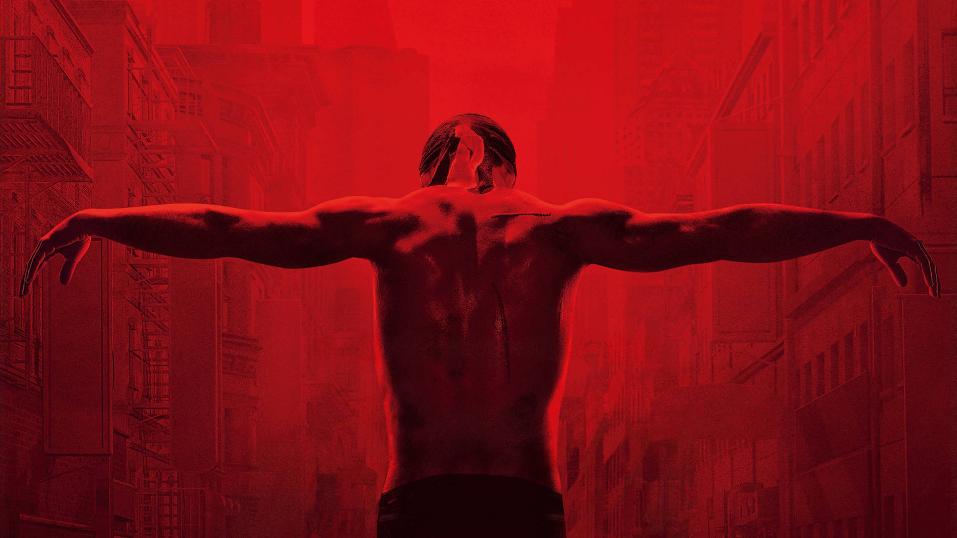 Black Red 4k Daredevil