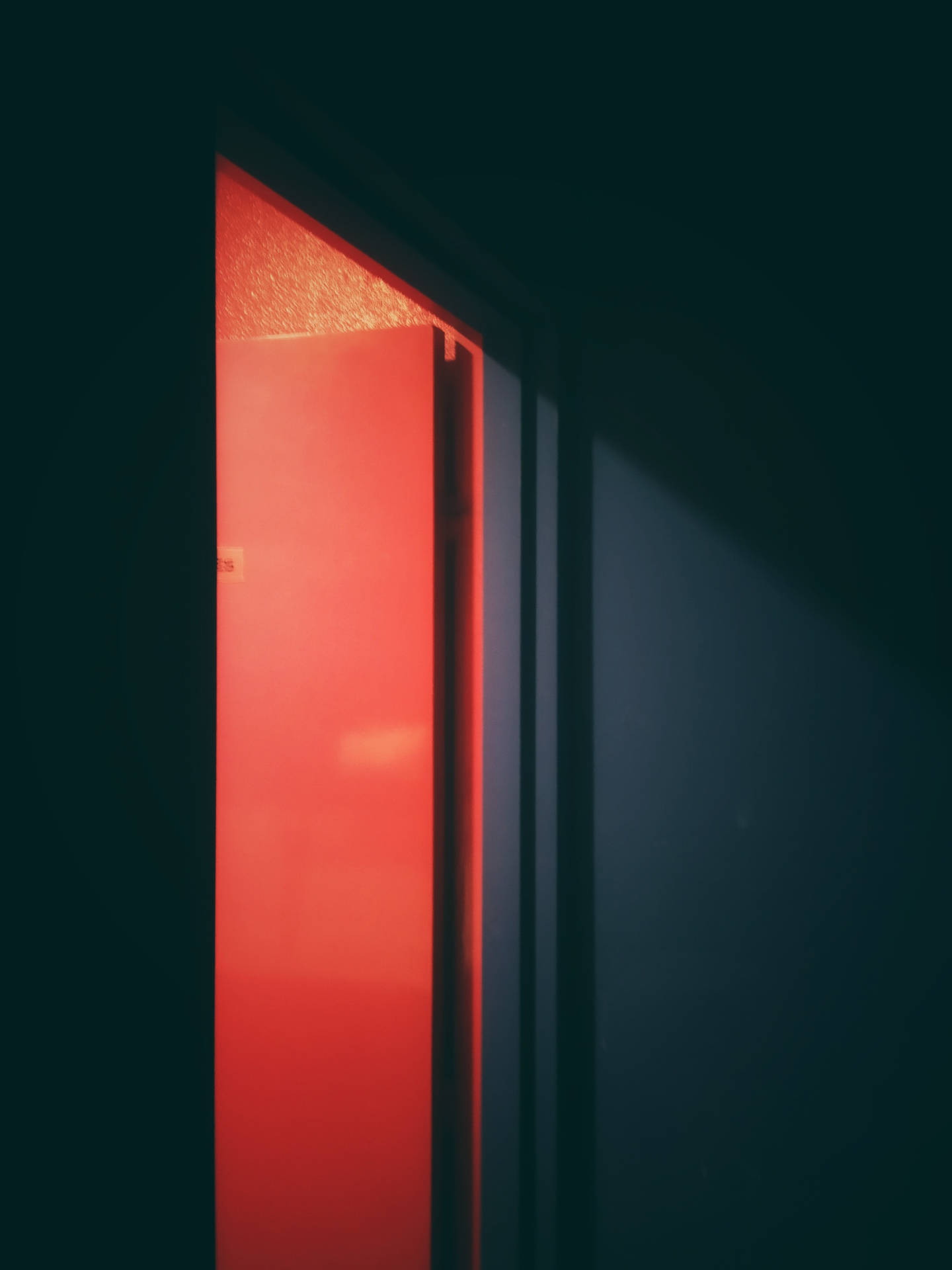 Black Red 4k Door Background