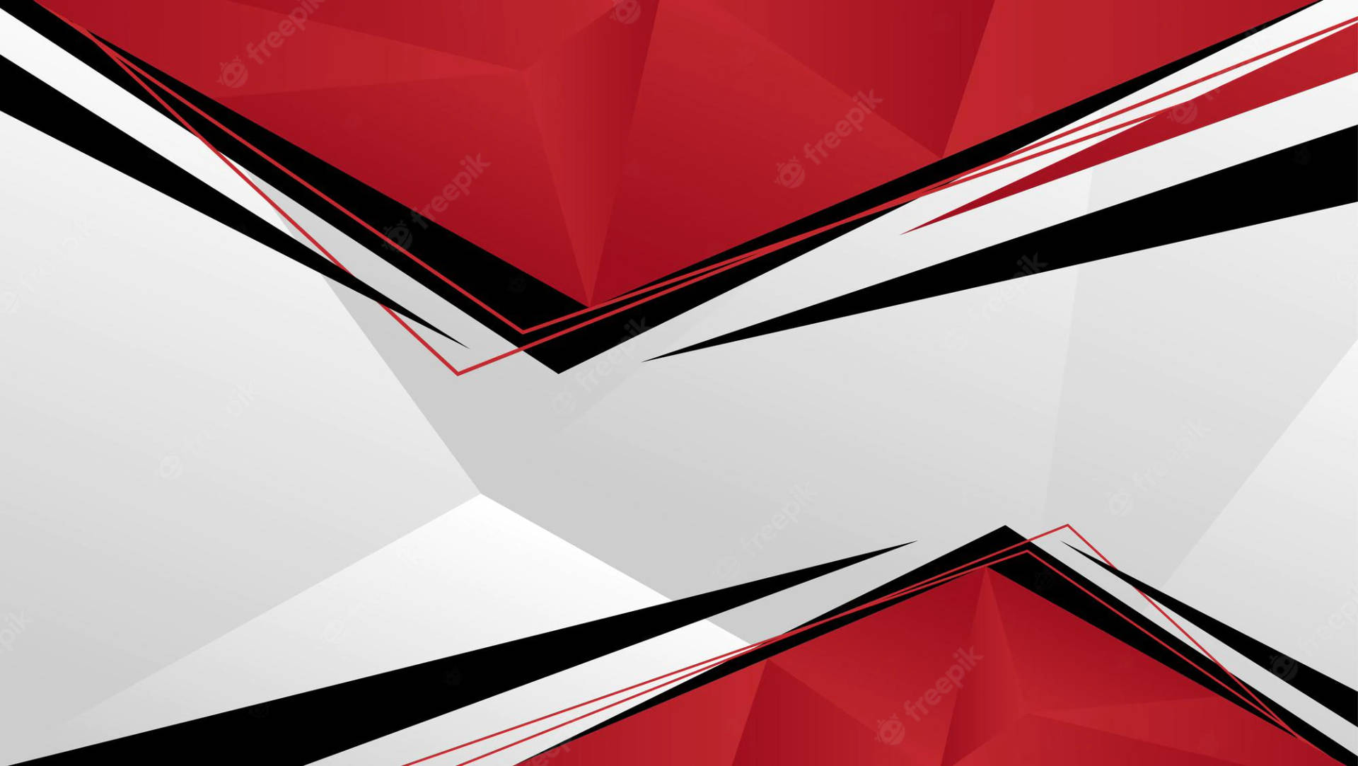 Black, Red And White Sharp Abstract Background