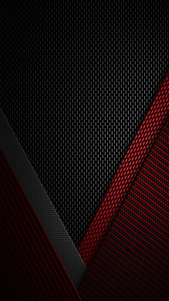 Black Red Carbon Fiber Iphone Background