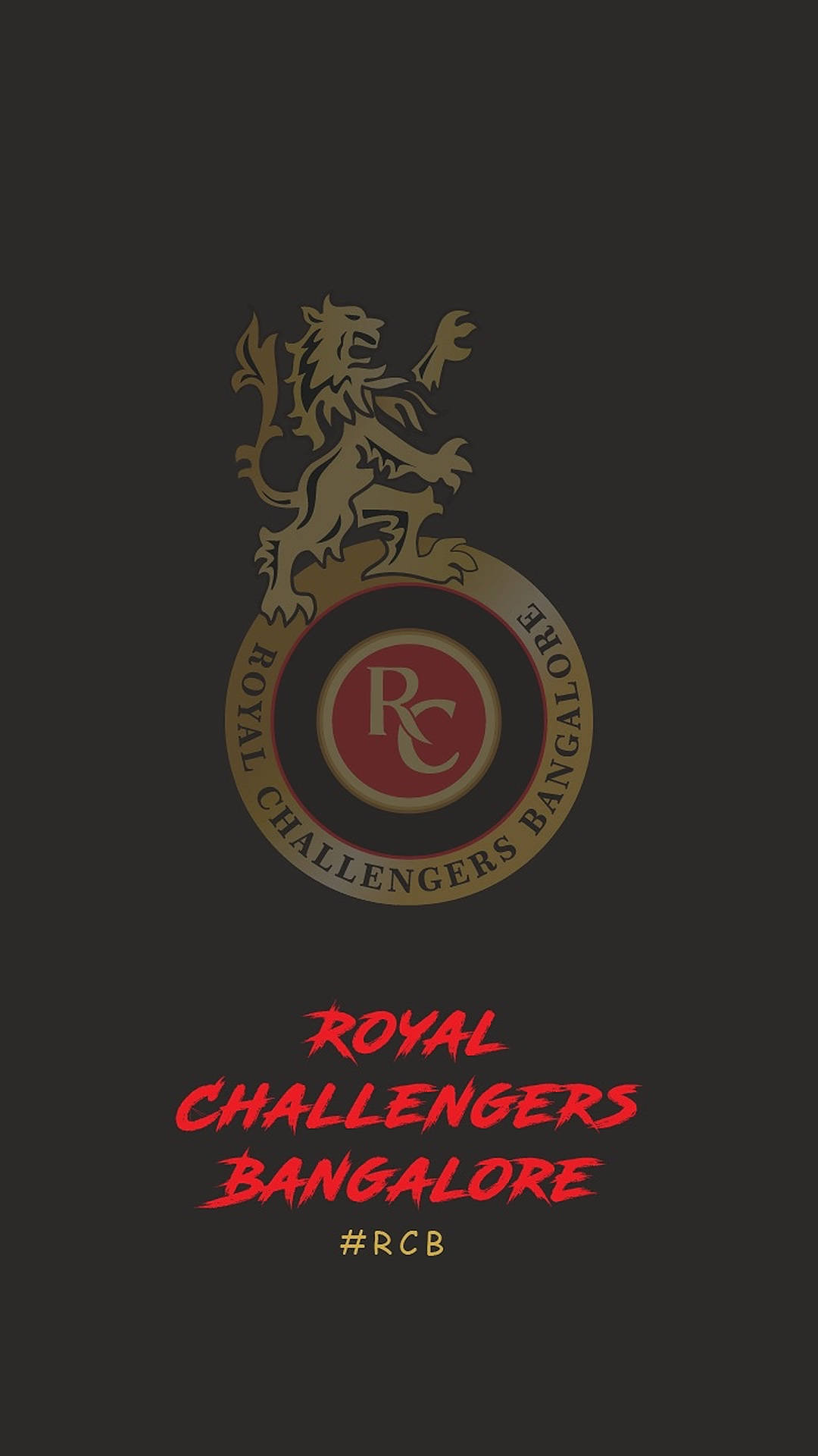 Black Royal Challengers Bangalore Background