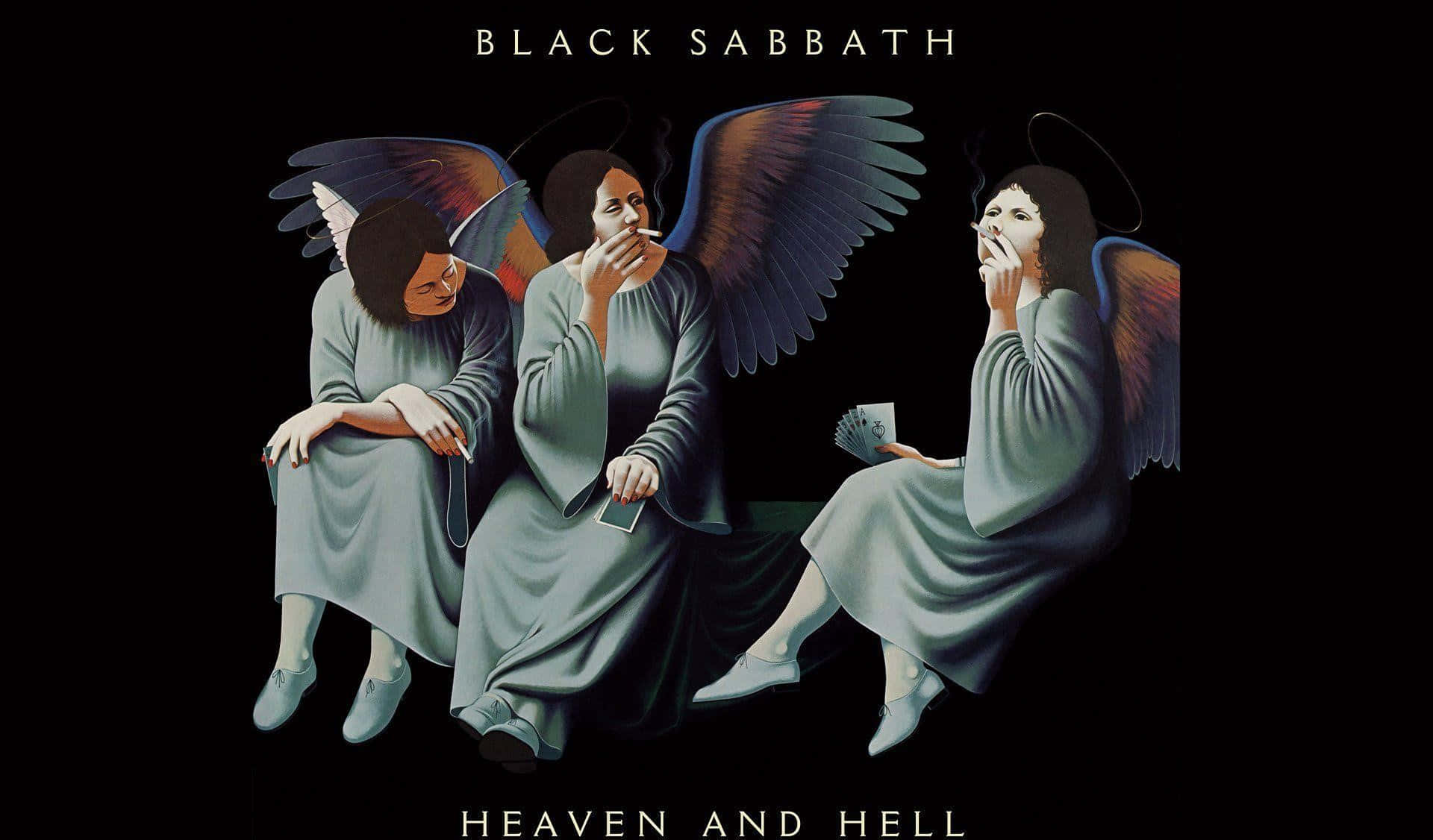 Black Sabbath Heavenand Hell Album Cover Background