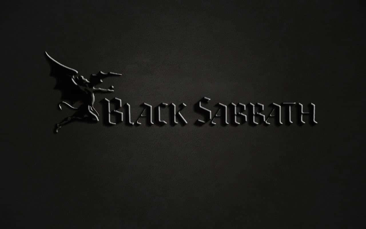 Black Sabbath Logo Dark Background