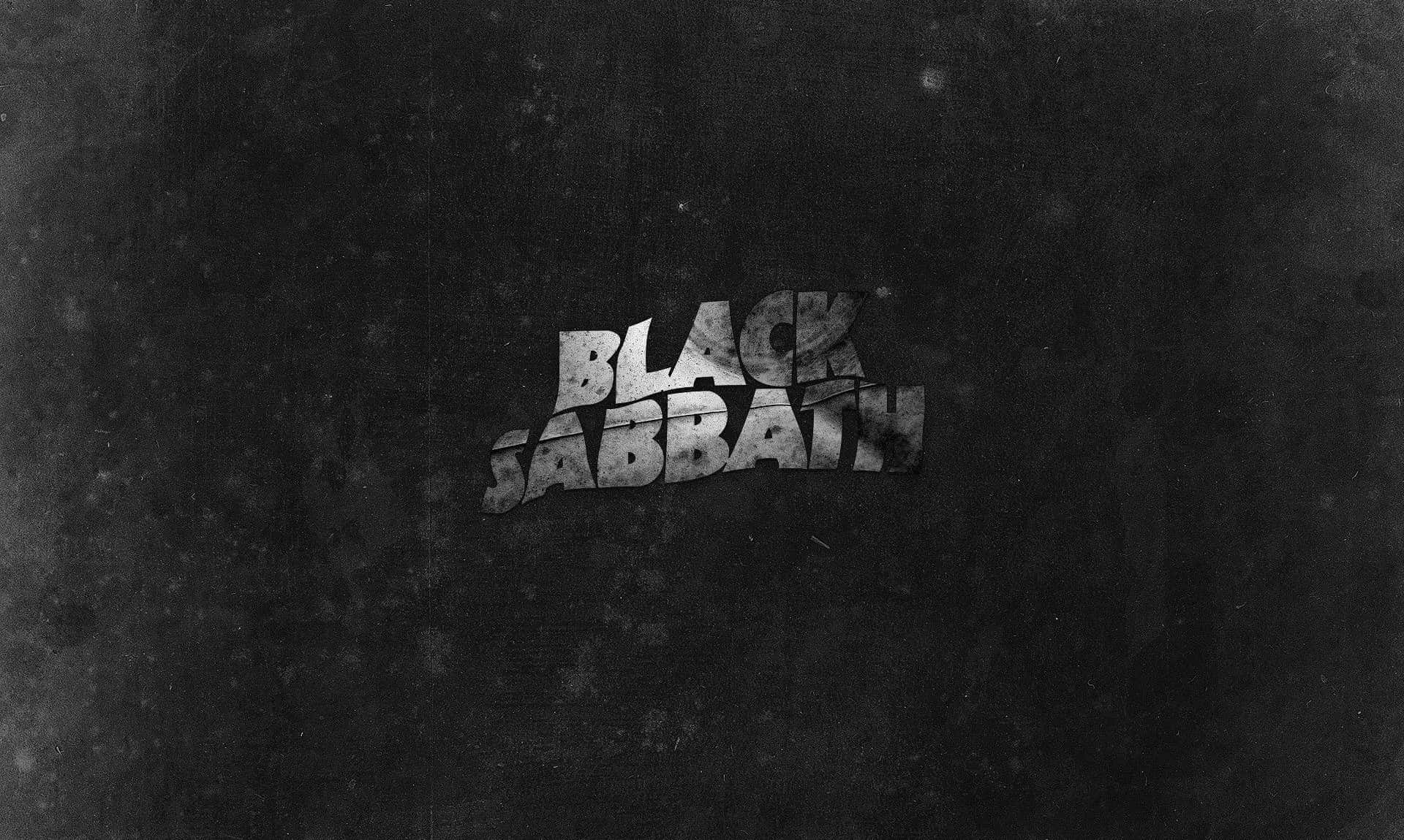 Black Sabbath Logo Grungy Background Background