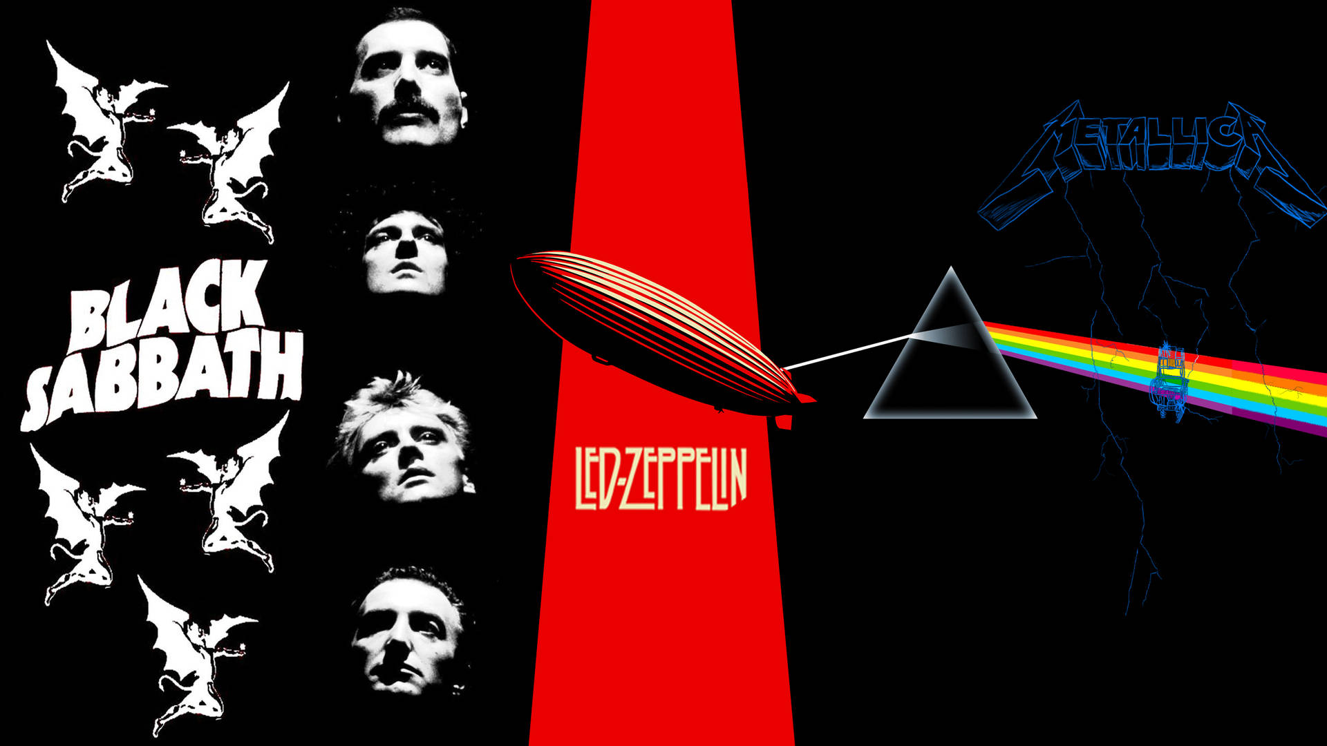 Black Sabbath - The Dark Side Of The Moon Background