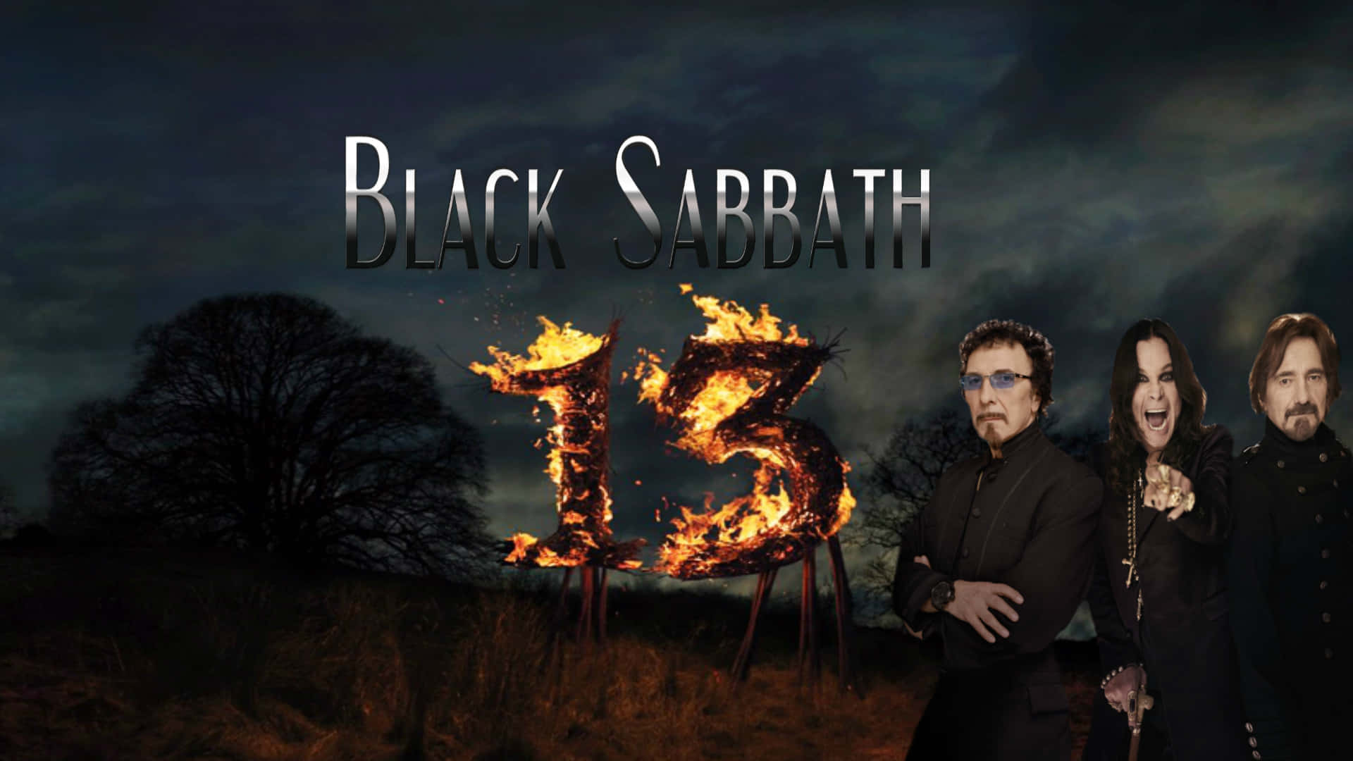 Black Sabbath13 Album Cover Background