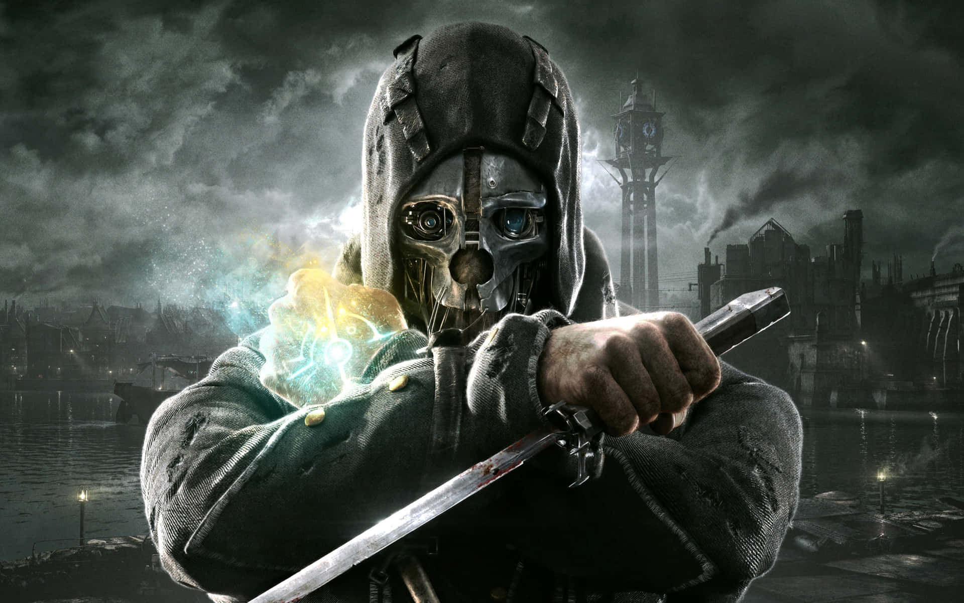 Black Scary 4k Dishonored Background