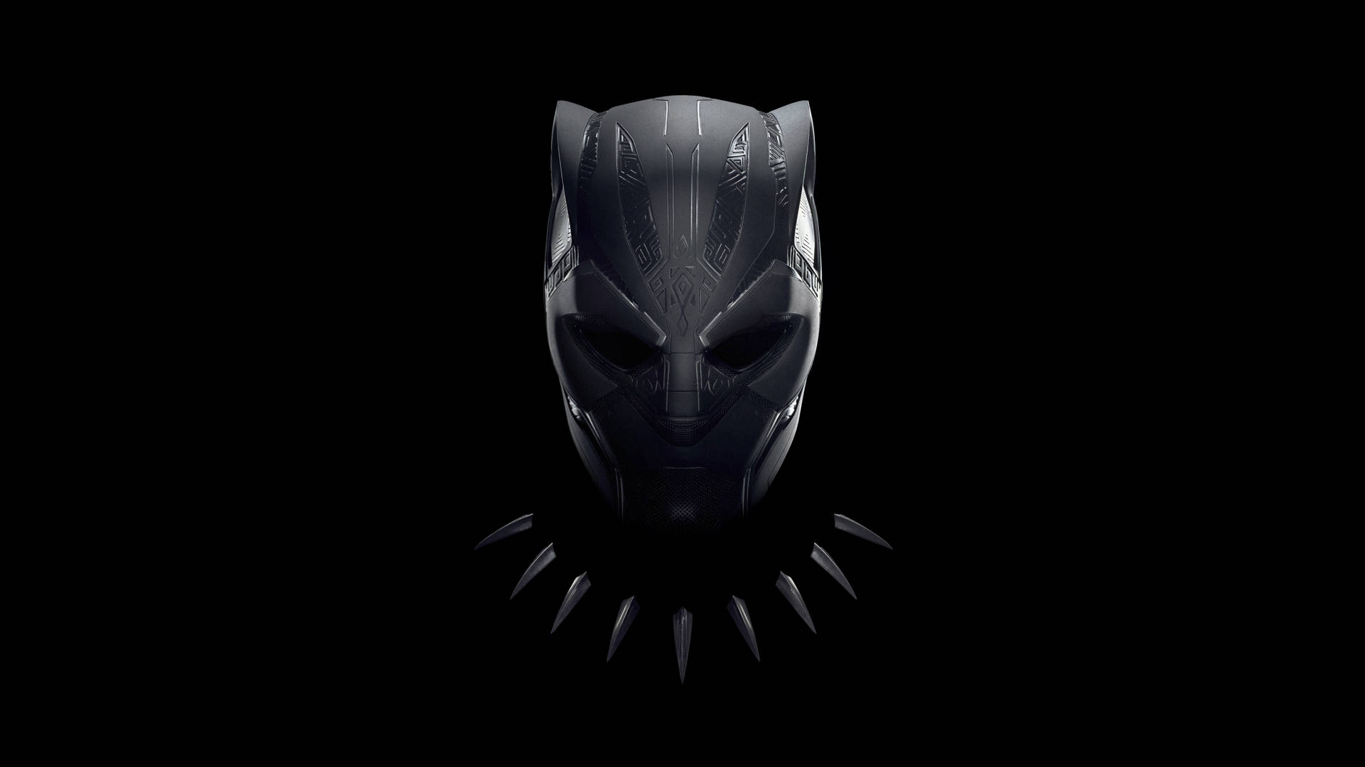 Black Screen 4k With Black Panther Background