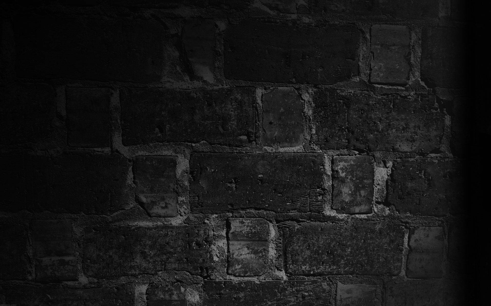 Black Shadows On Vintage White Brick Wall Background