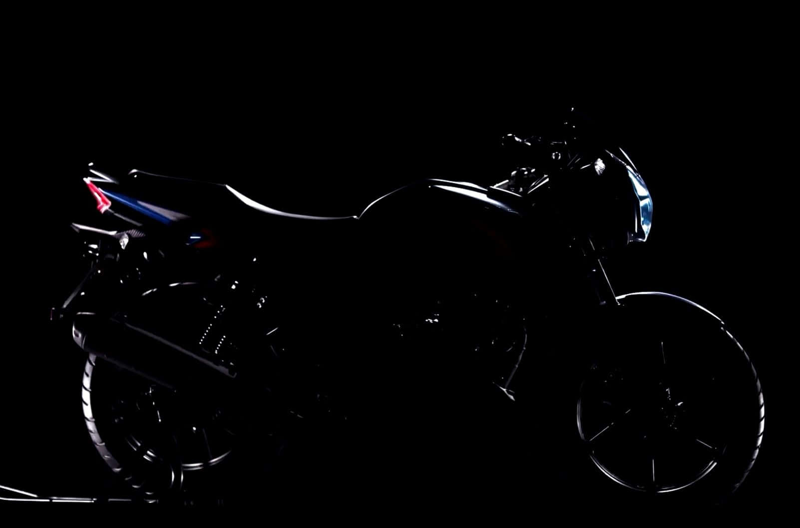 Black Silhouette Motorcycle Background