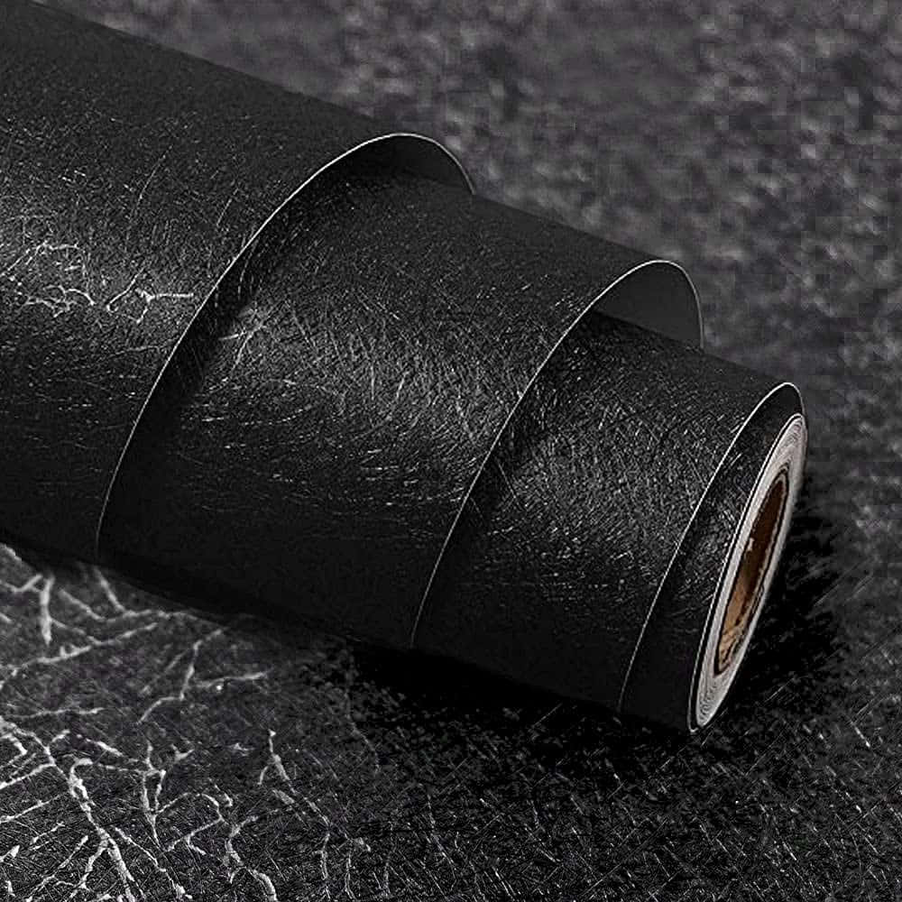 Black Silk Roll Texture Background