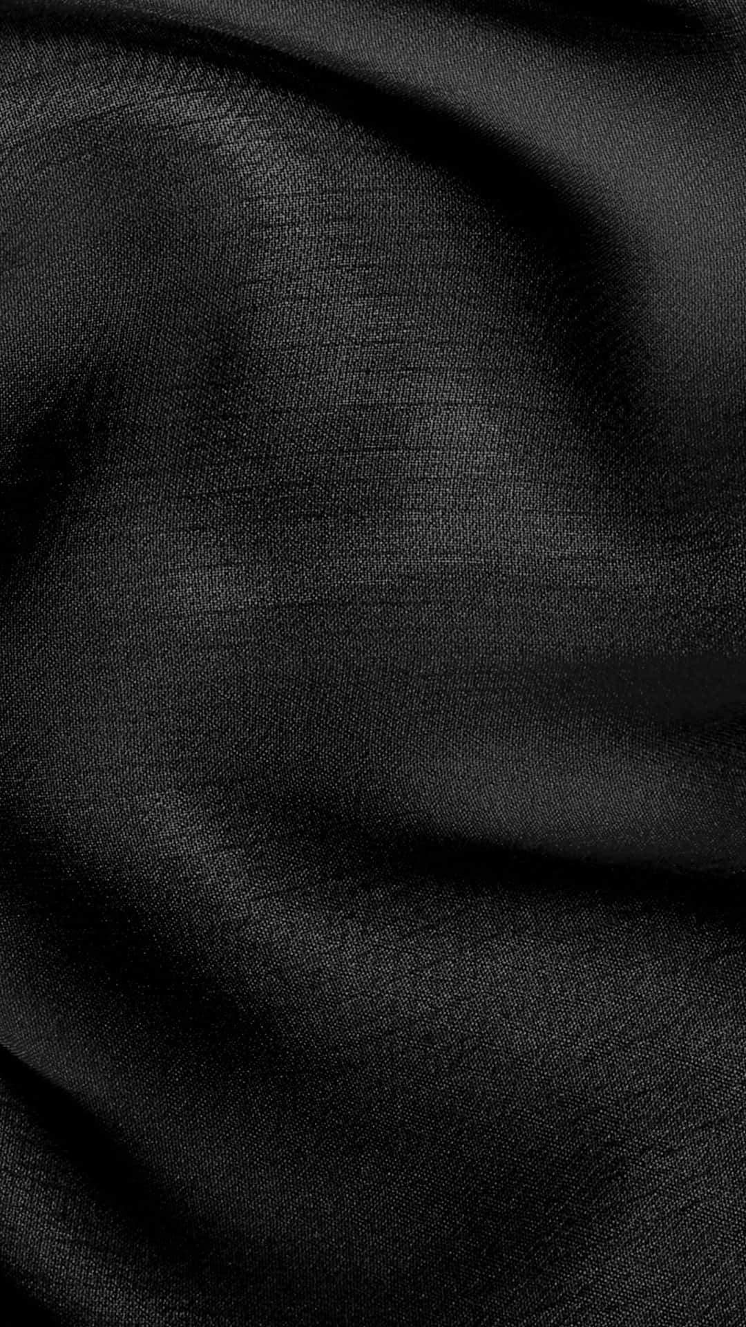 Black Silk Texture Closeup Background