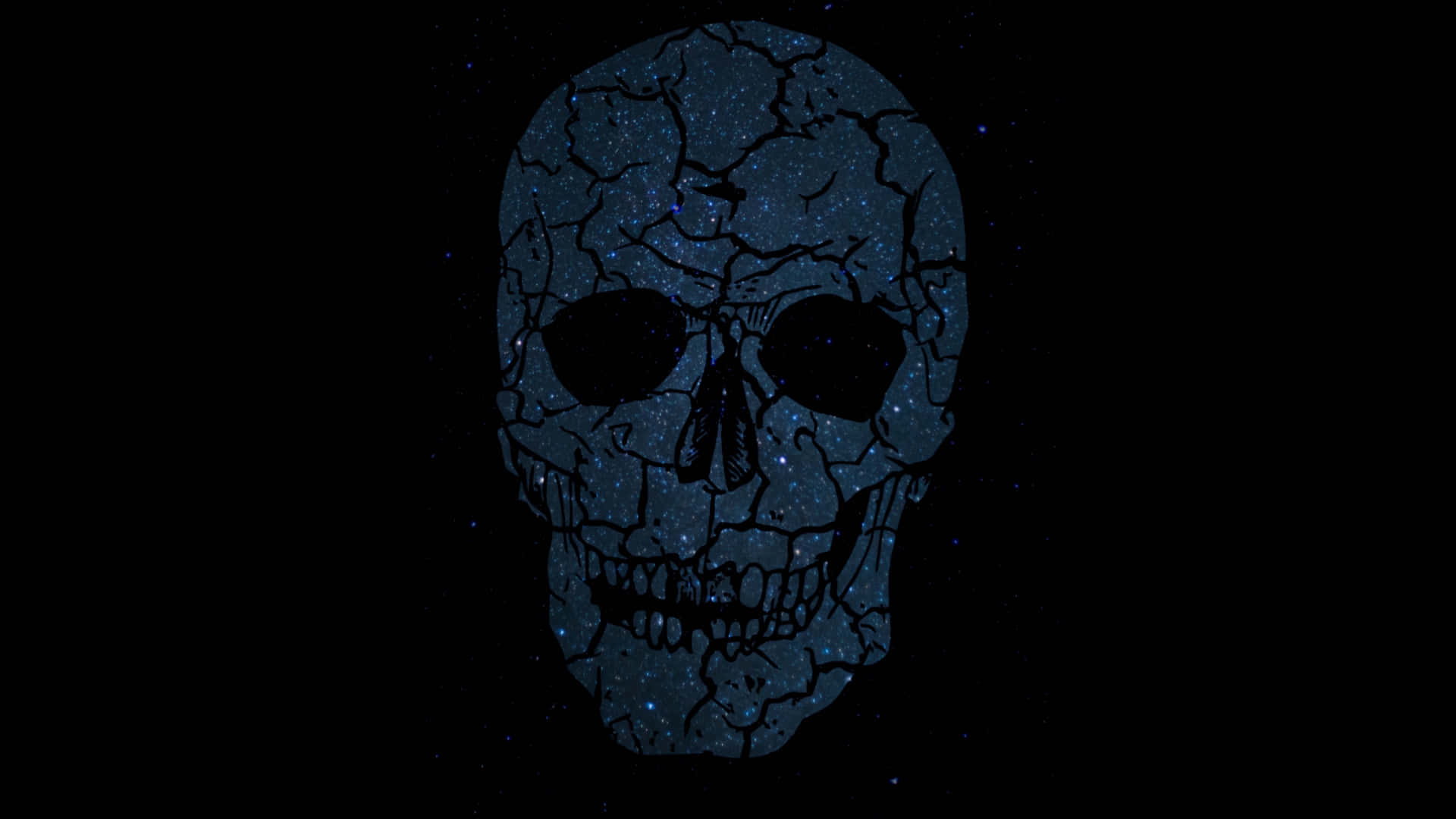 Black Skeleton Bits Background