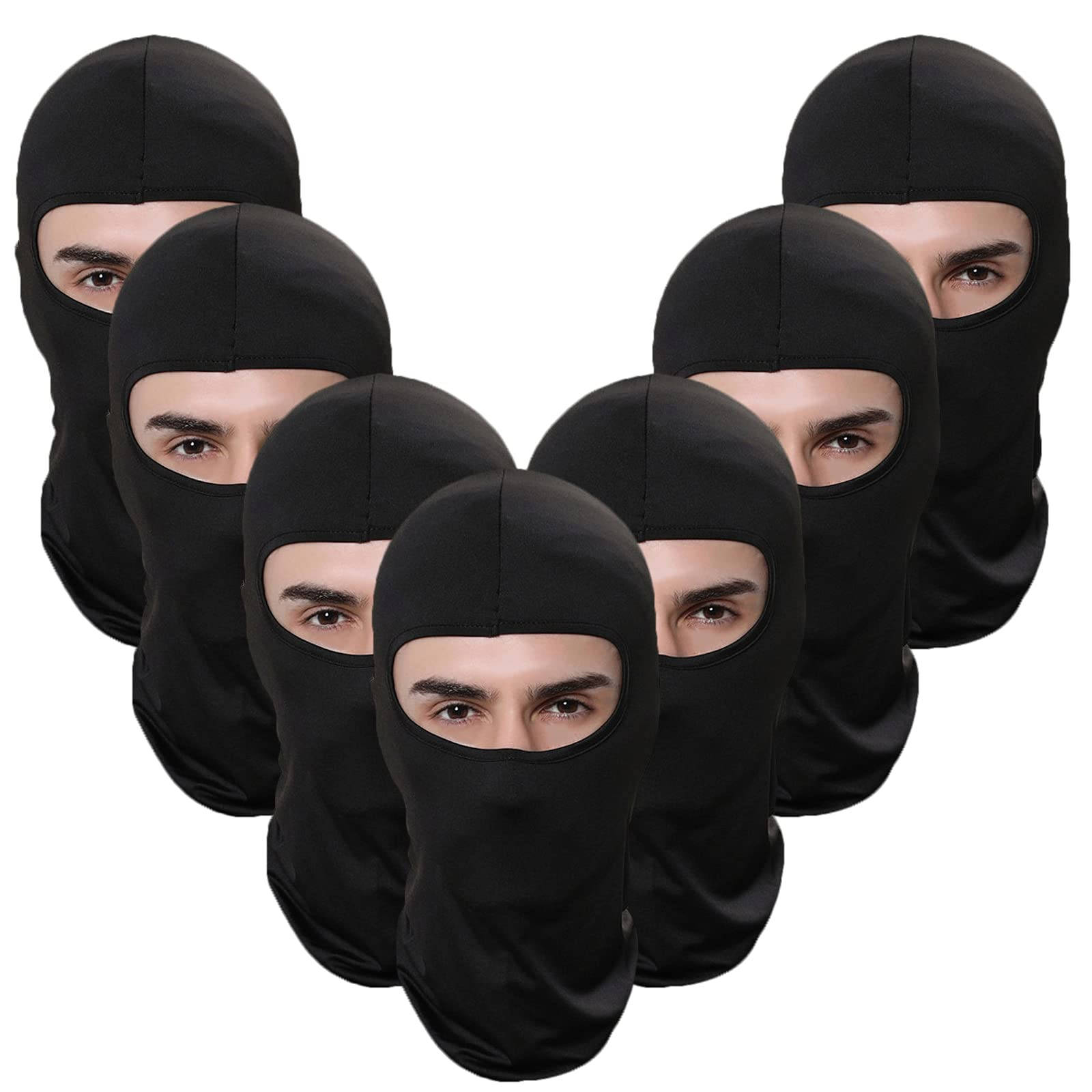 Black Ski Mask Duplicate Background