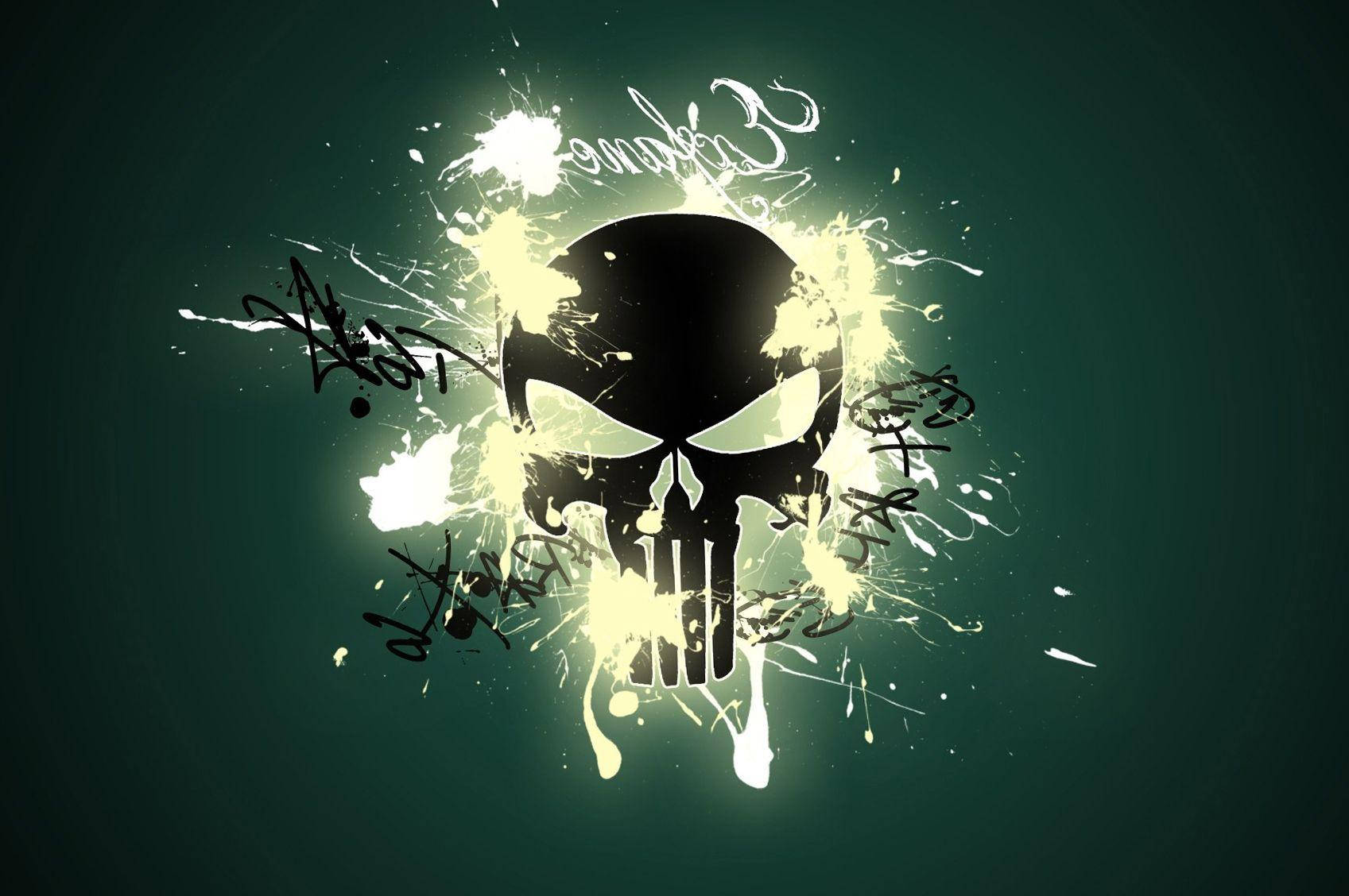 Black Skull Coolest Desktop Background