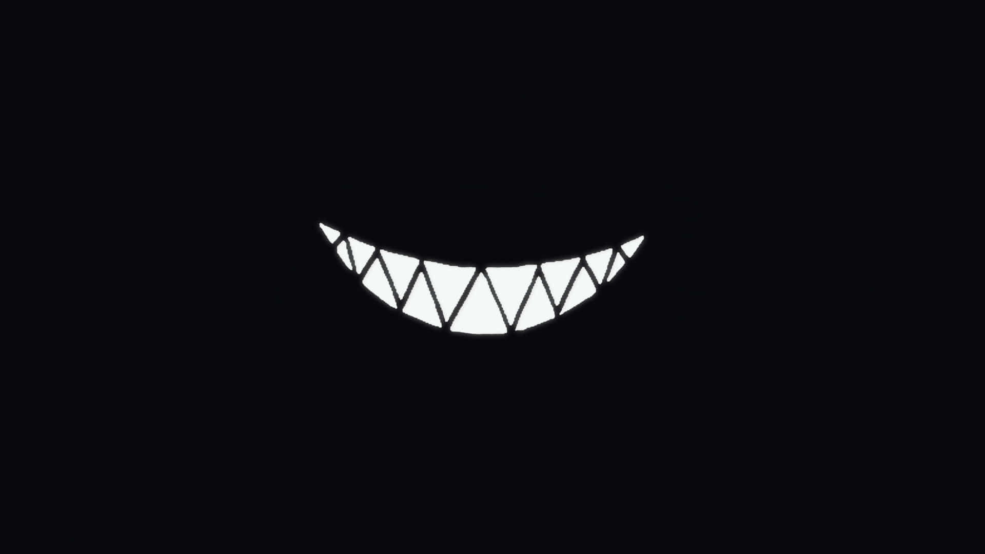 Black Smile Teeth Background