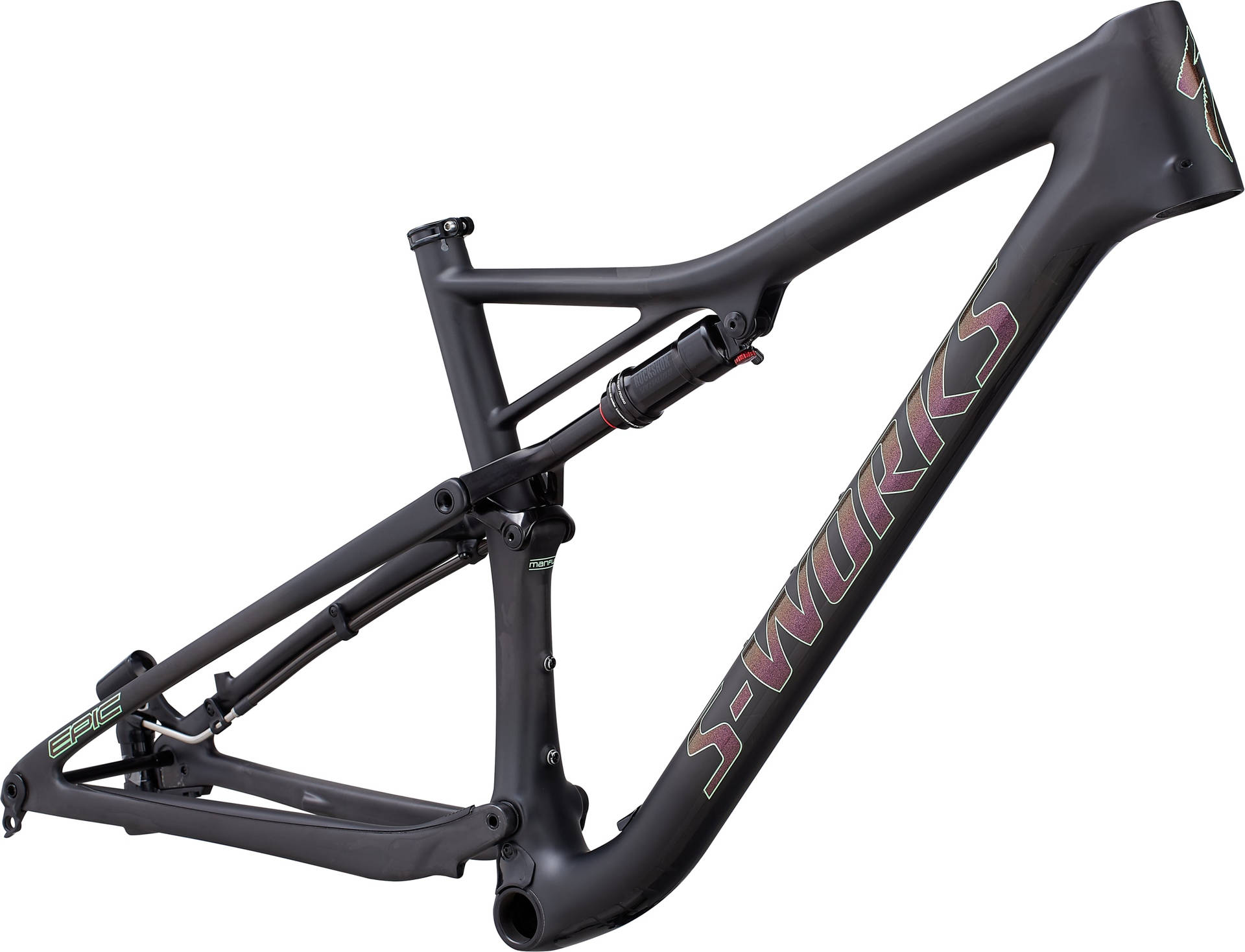 Black Specialized Bike Frame Background