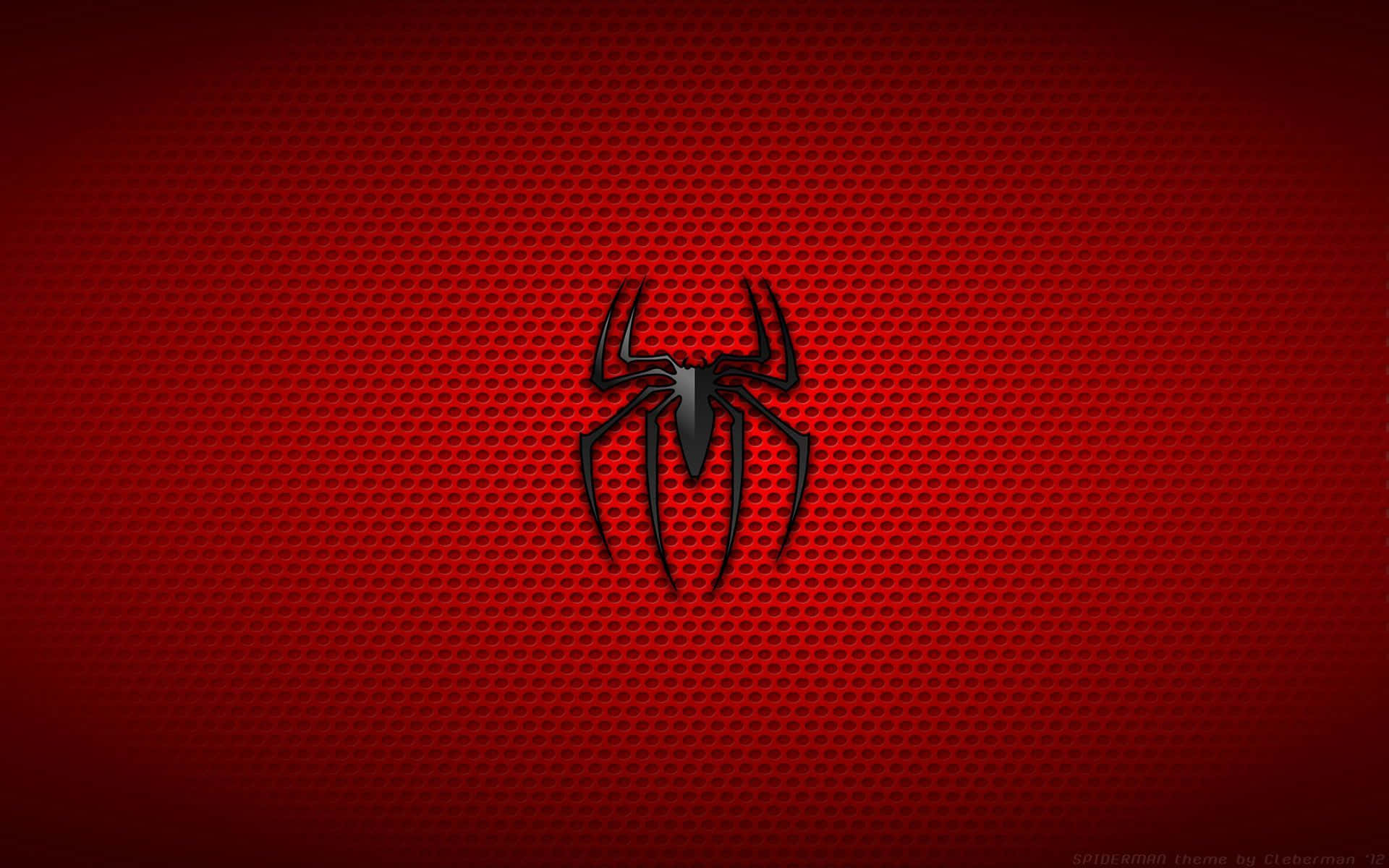 Black Spider Logo Spider Man Computer
