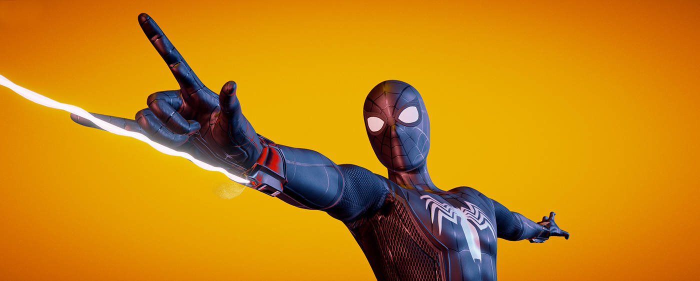 Black Spiderman On Fortnite