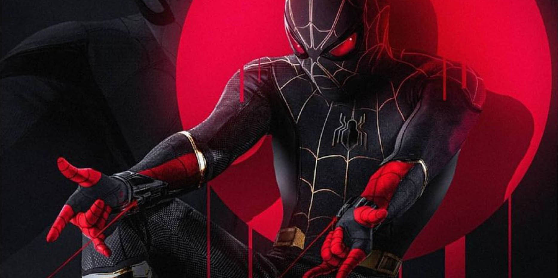 Black Spiderman With Red