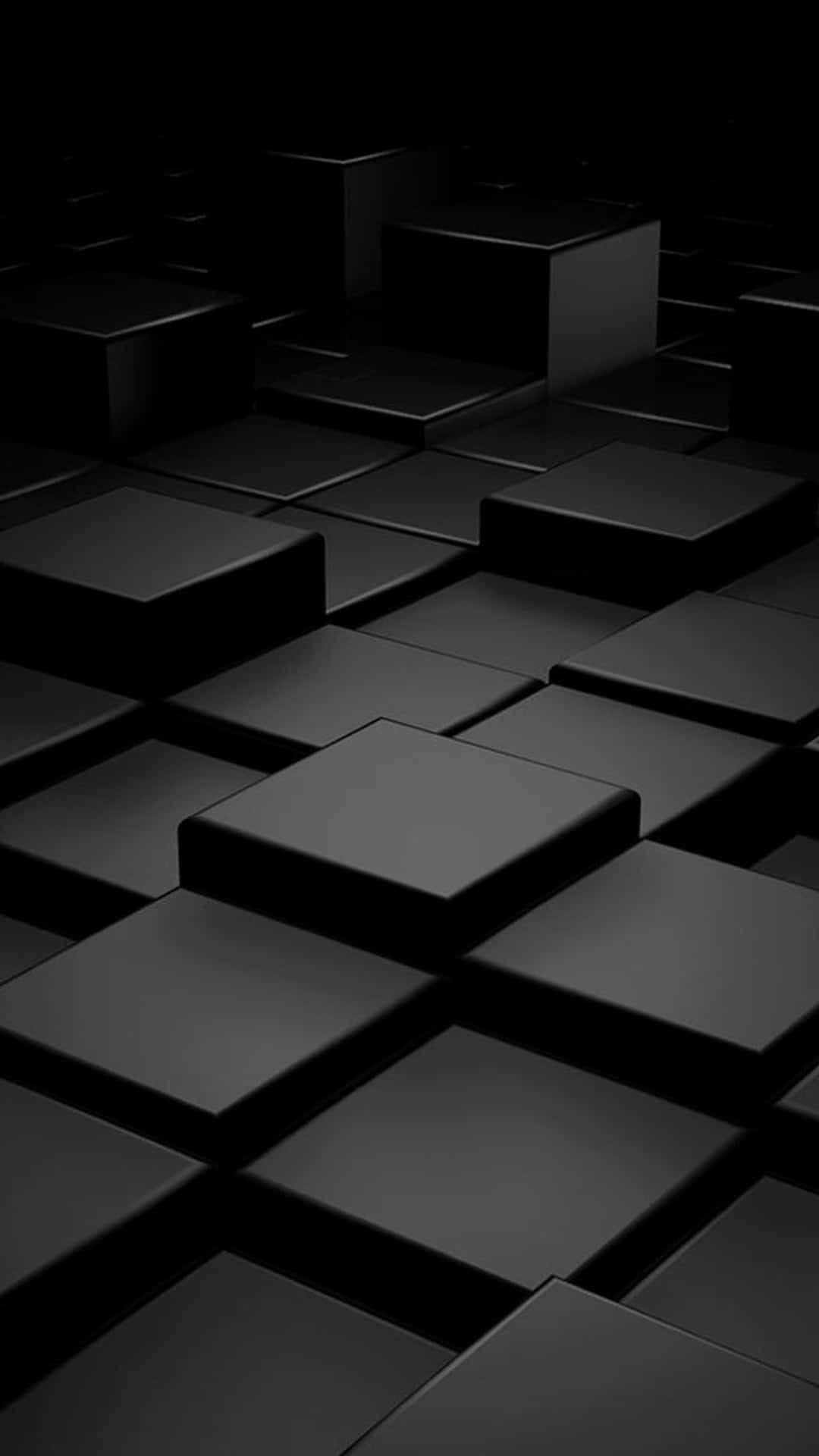 Black Squares For Iphone 6 Plus Background