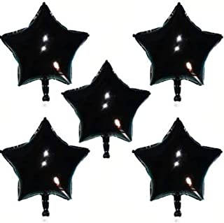 Black Star Balloons Background