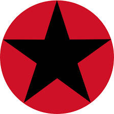 Black Star On Red