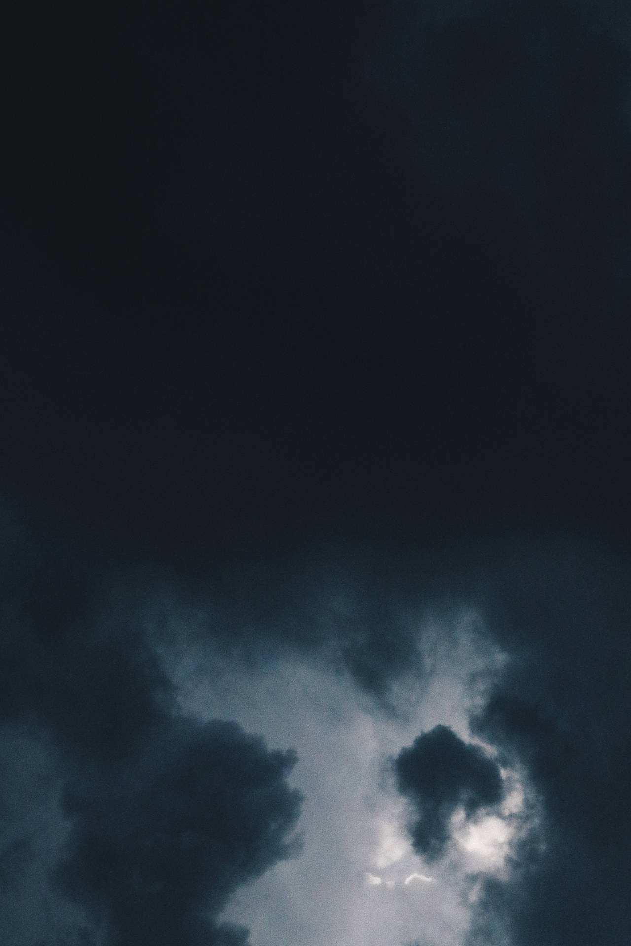 Black Storm Clouds Background