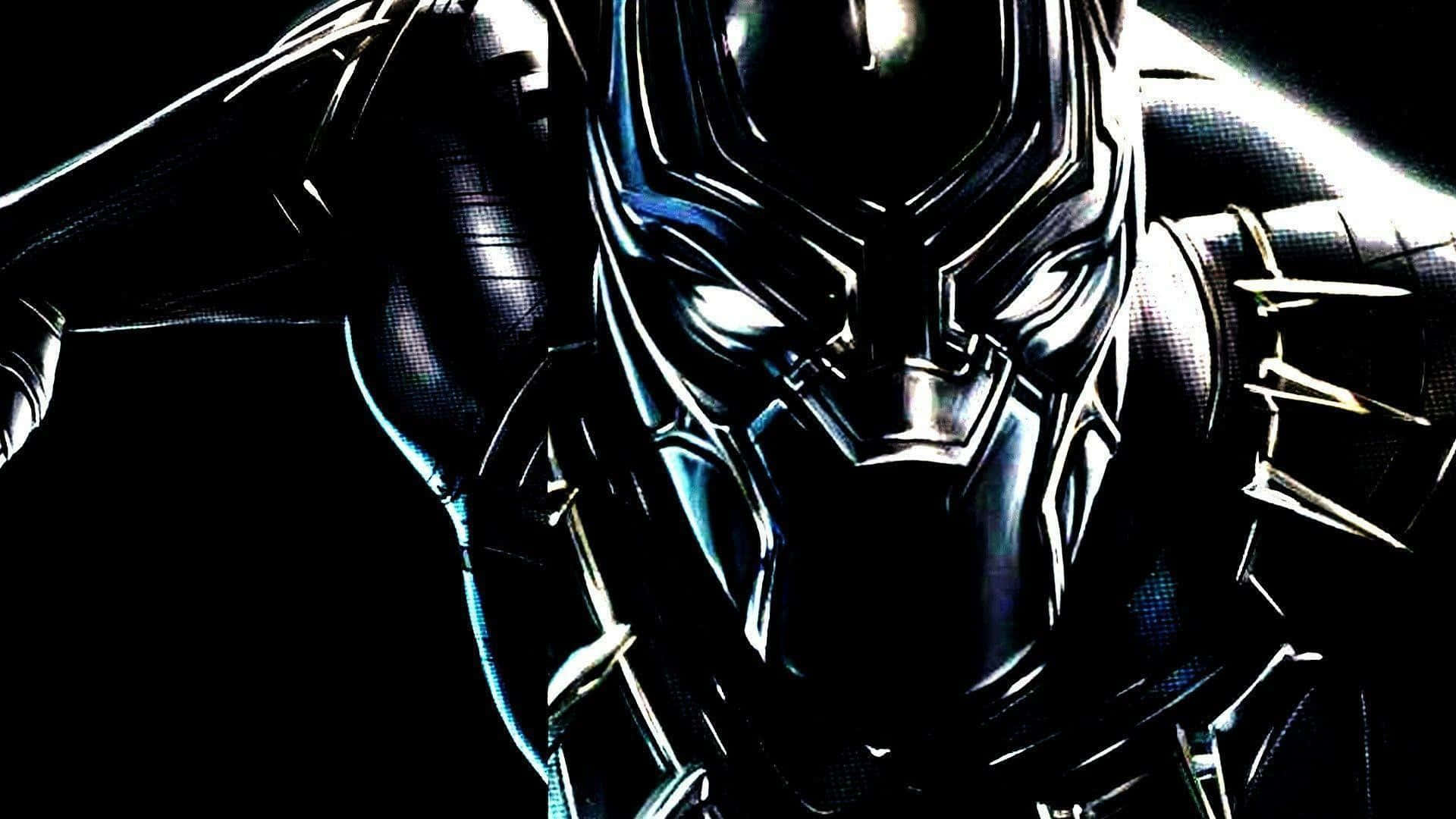 Black Suit Black Panther Hero Background