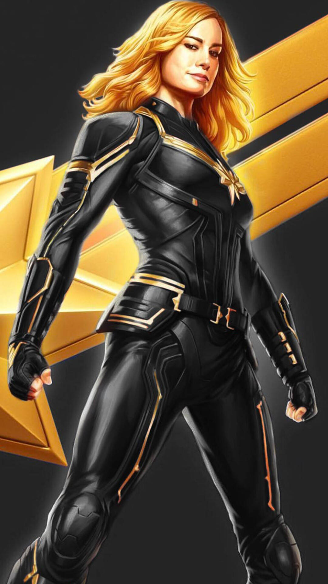Black Suit Captain Marvel Phone