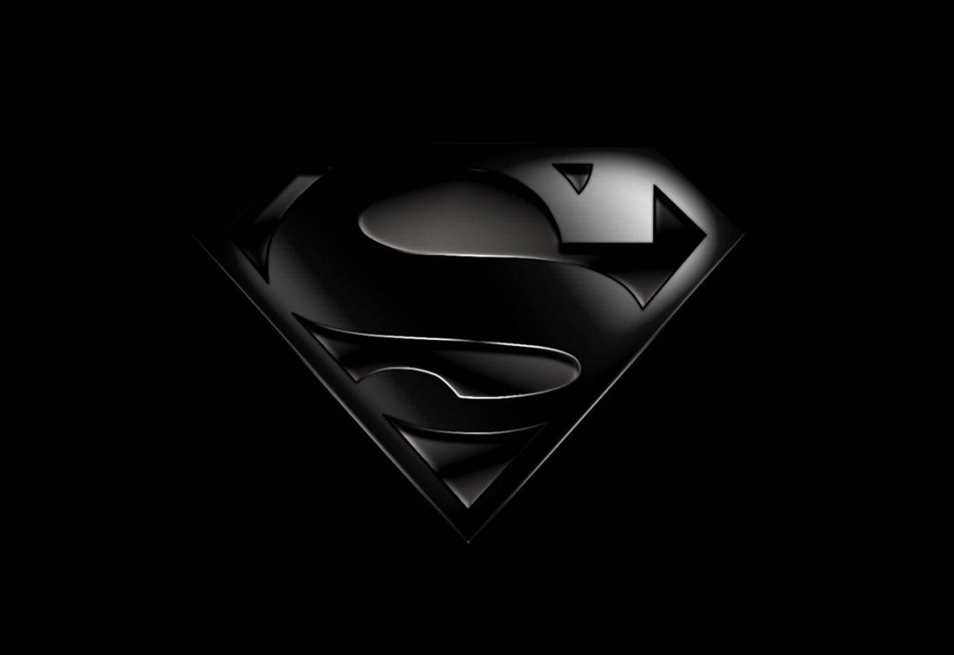 Black Superman Logo